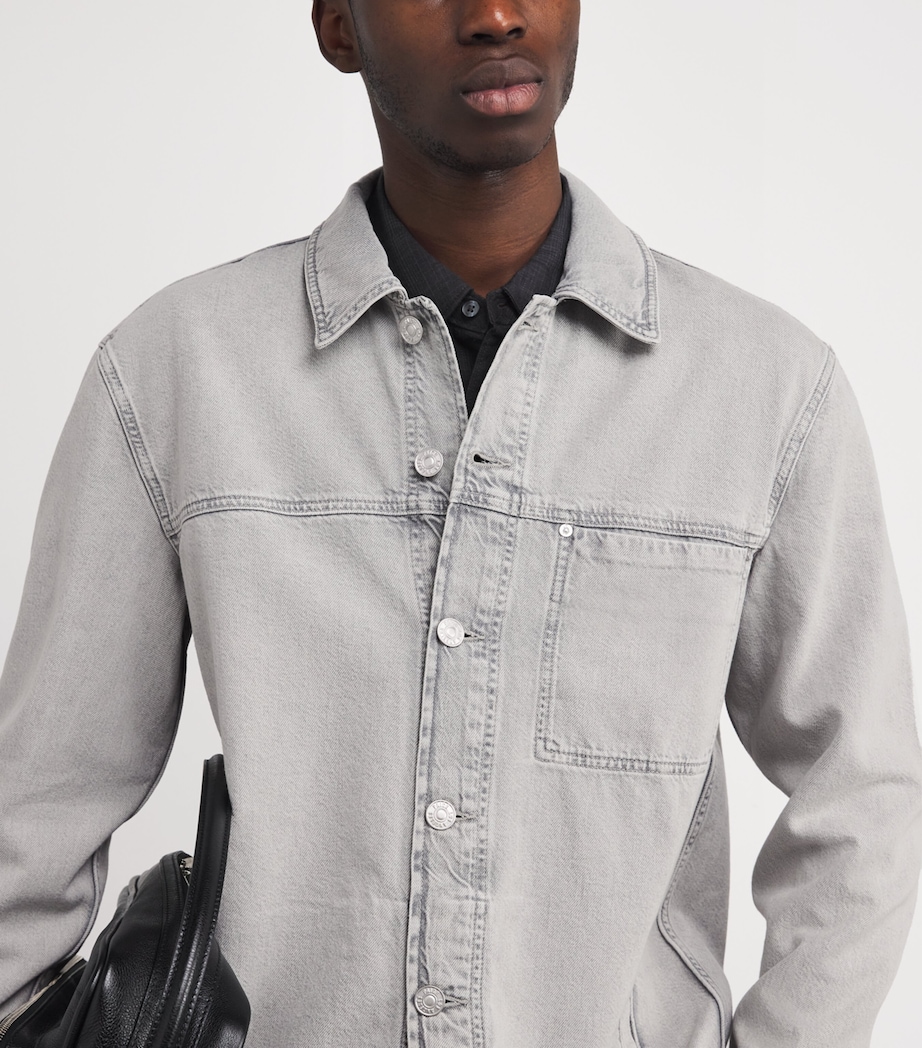 PAIGE Mens Denim Overshirt Fuentes Image 6