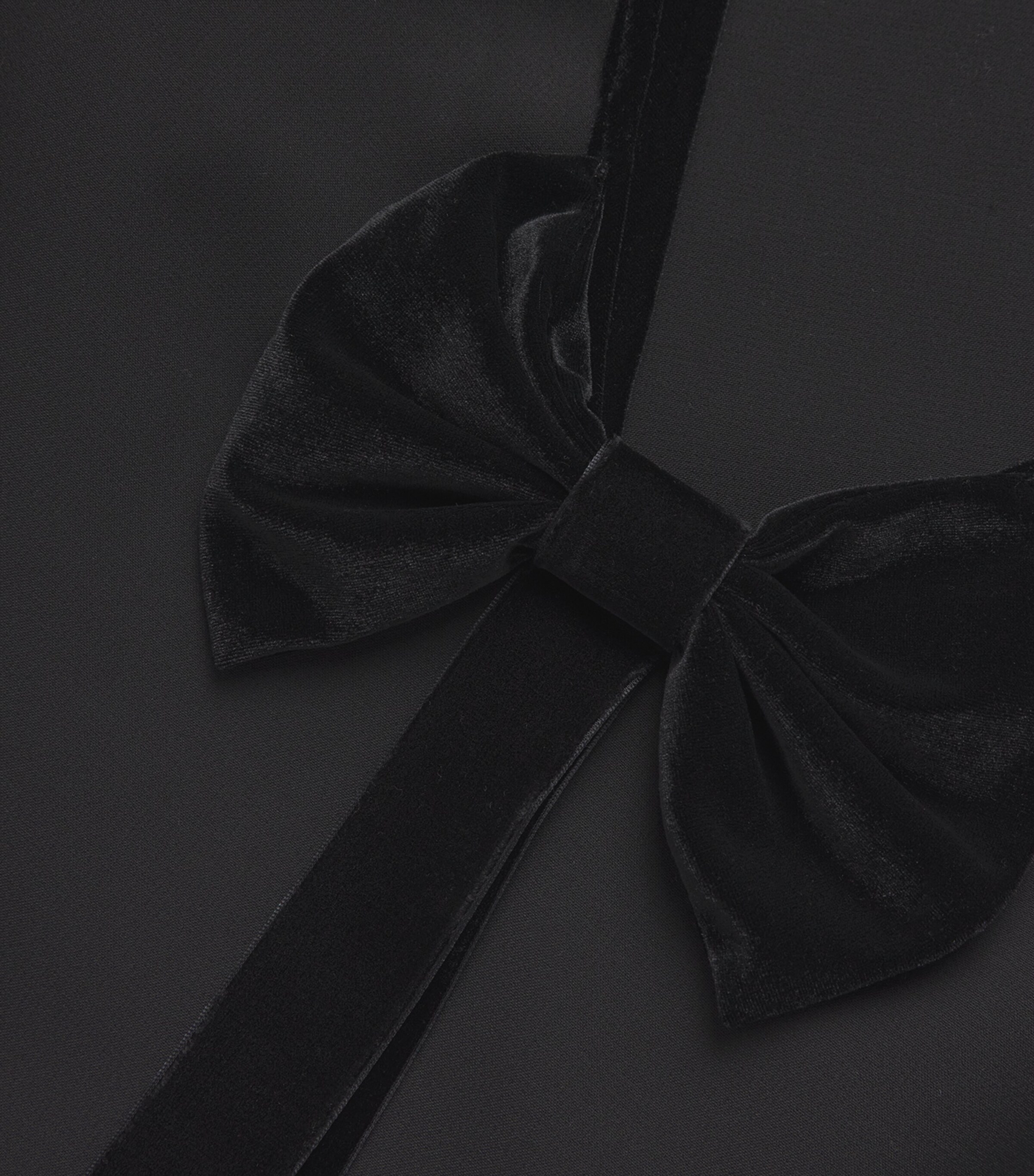 Maje Womens Bow-Embellished Mini Dress Black Image 5