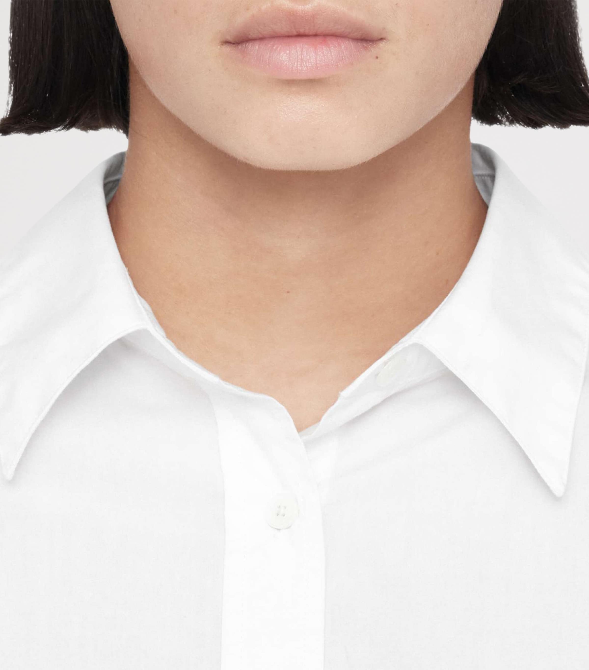AllSaints Womens Organic Cotton Oversized Kaia Shirt White Image 5