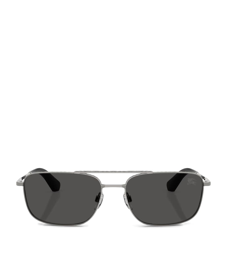Burberry Metal BE3170 Pilot Sunglasses Grey Image 1