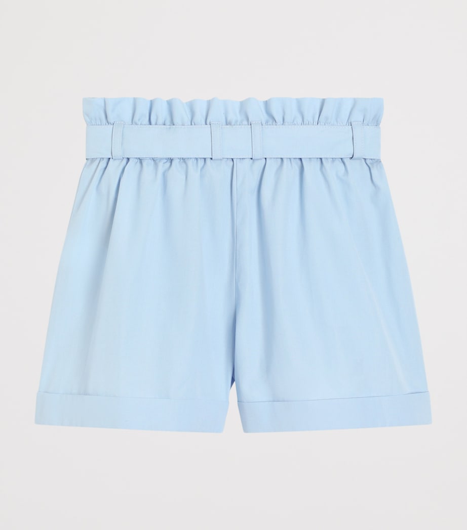 Dolce&Gabbana Kids Cotton Logo Shorts (8-12+ Years) Sky Blue Image 2