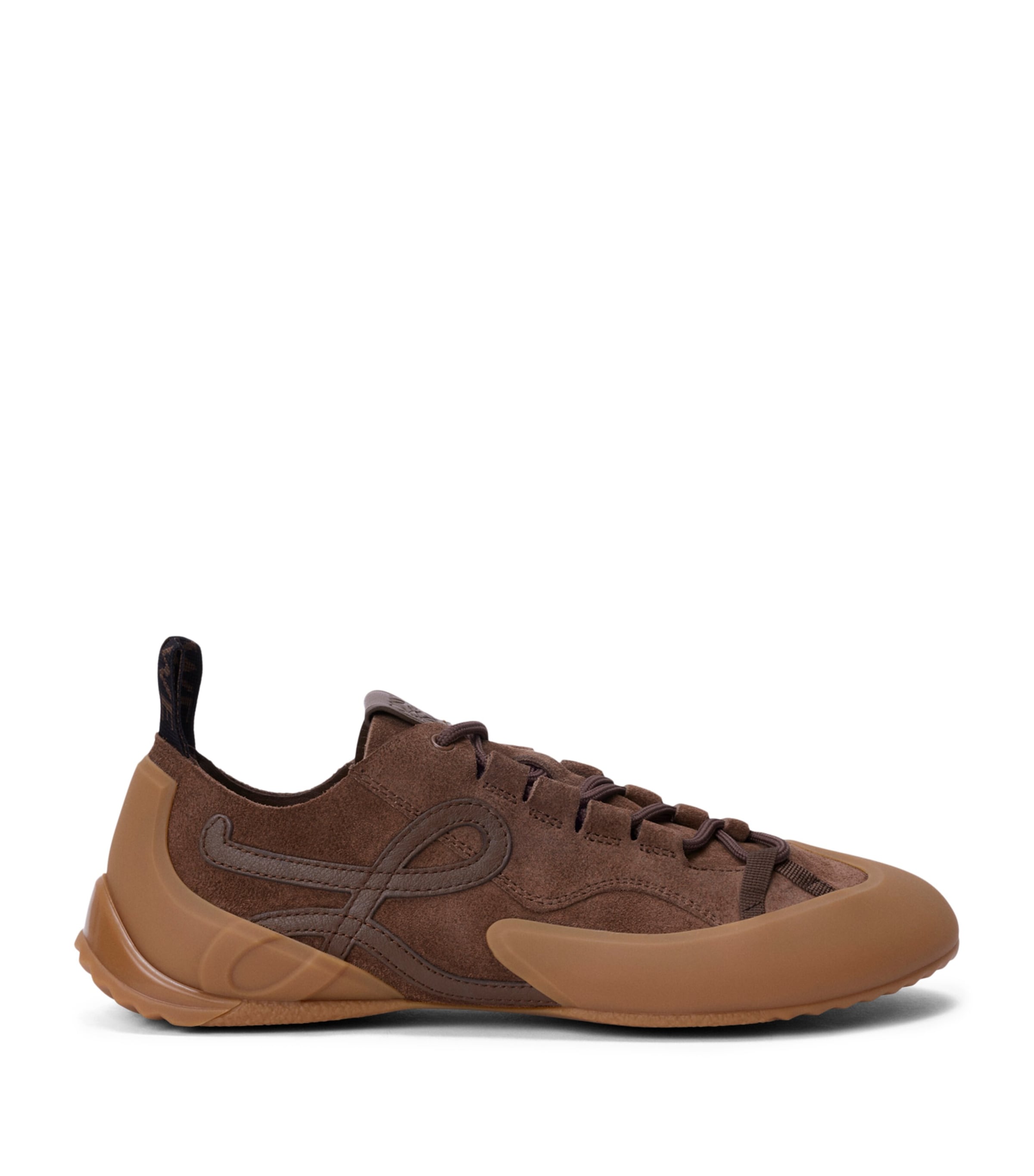 LOEWE Suede Grip Sneakers Biscuit Image 1