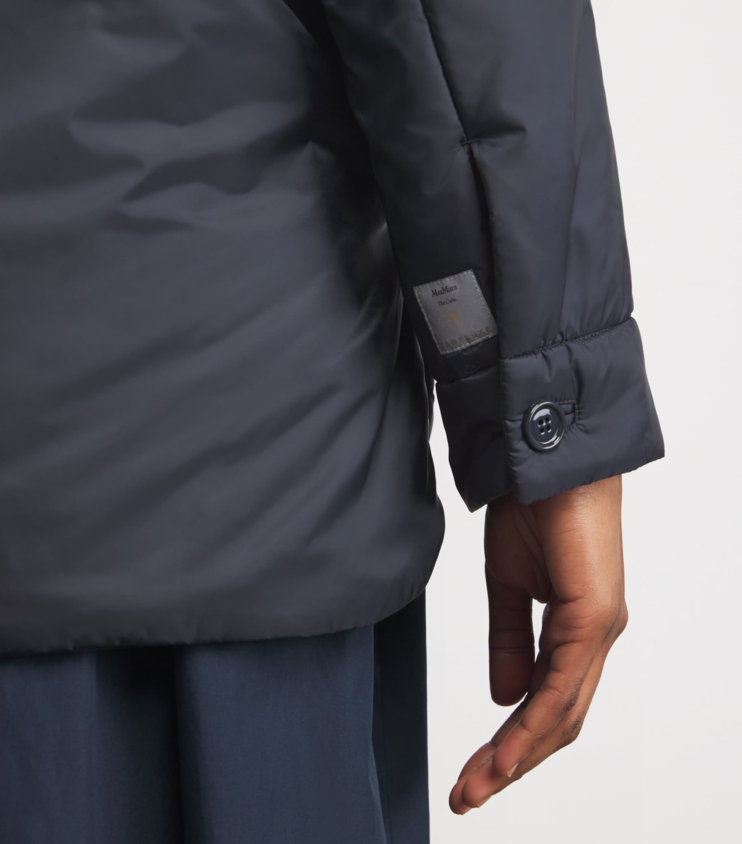 Satin Padded Jacket MIDNIGHTBLUE Image 6