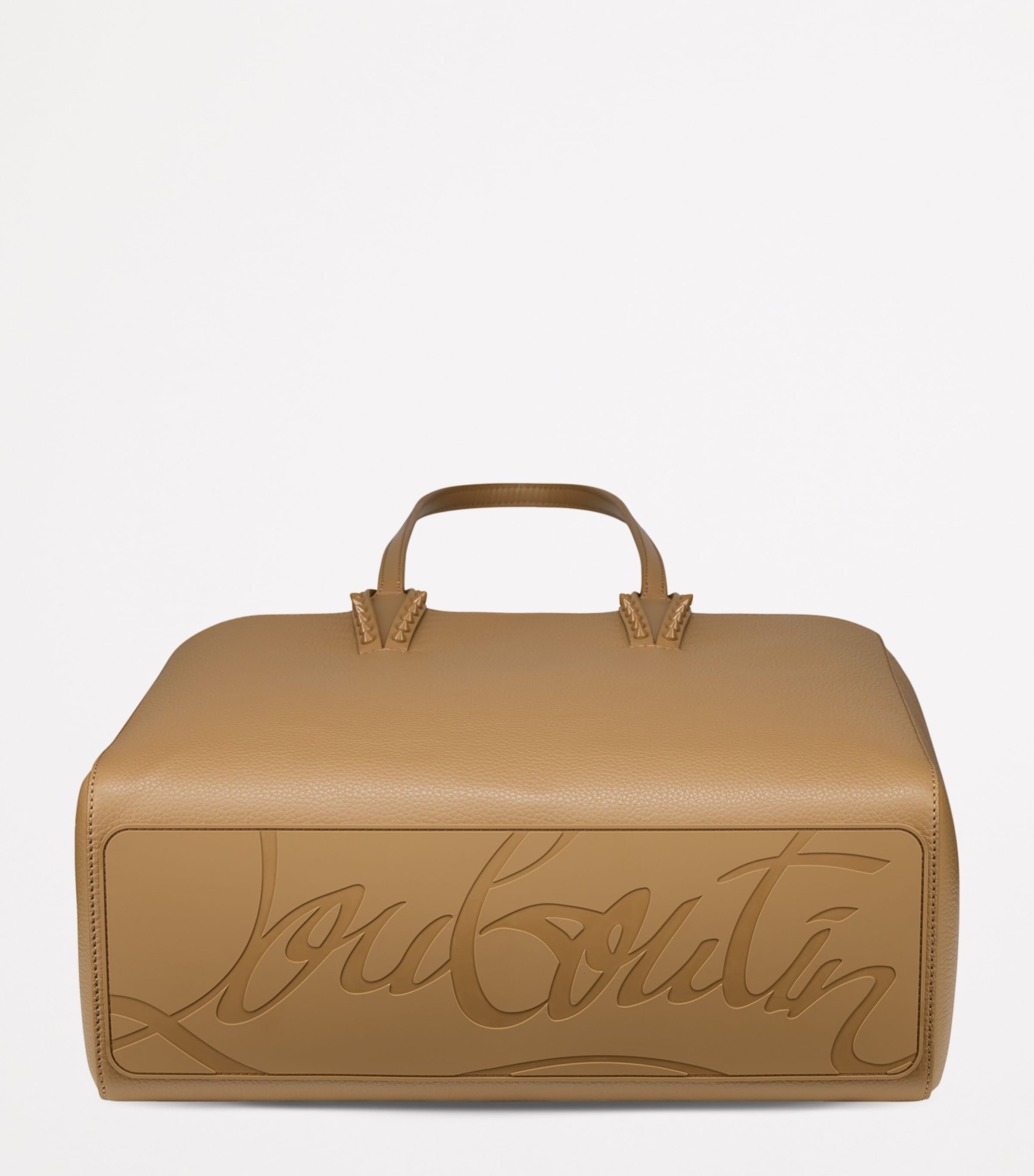 Cabata Small Calf Leather Spikes Tote Bag F486 Image 4