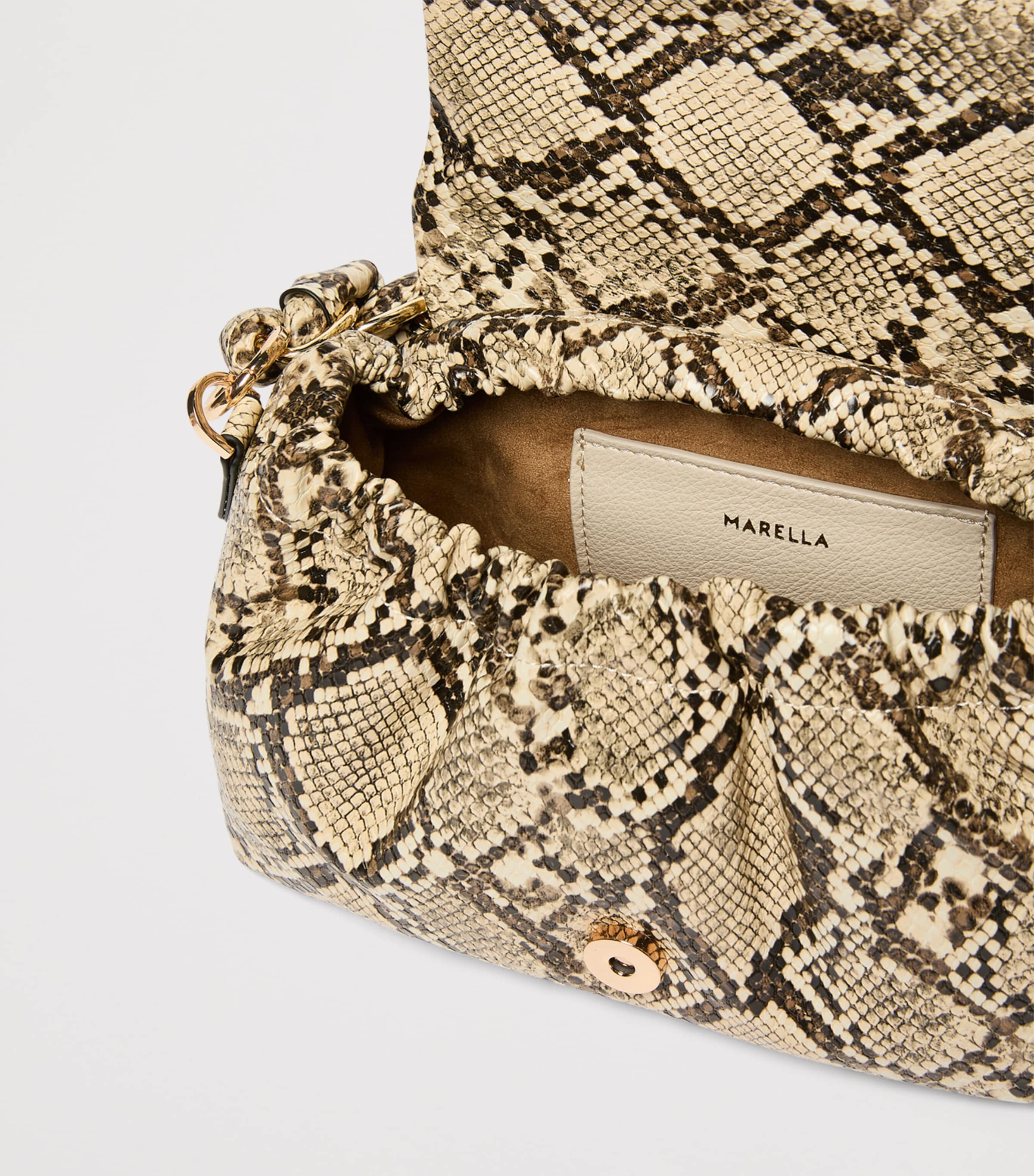 Marella Large Le Muse Clutch Bag Natural Image 4
