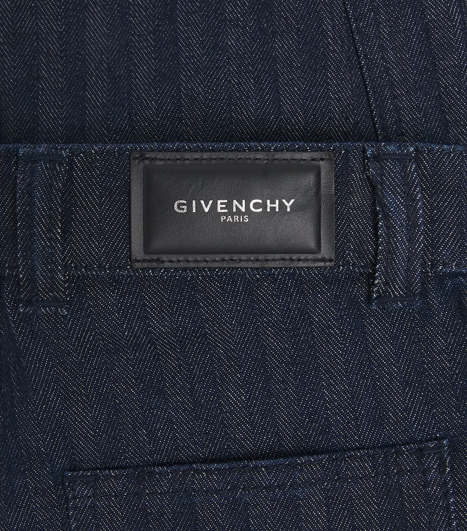 Givenchy Kids Stripe Cargo Jeans (4-12+ Years) Denim Image 3
