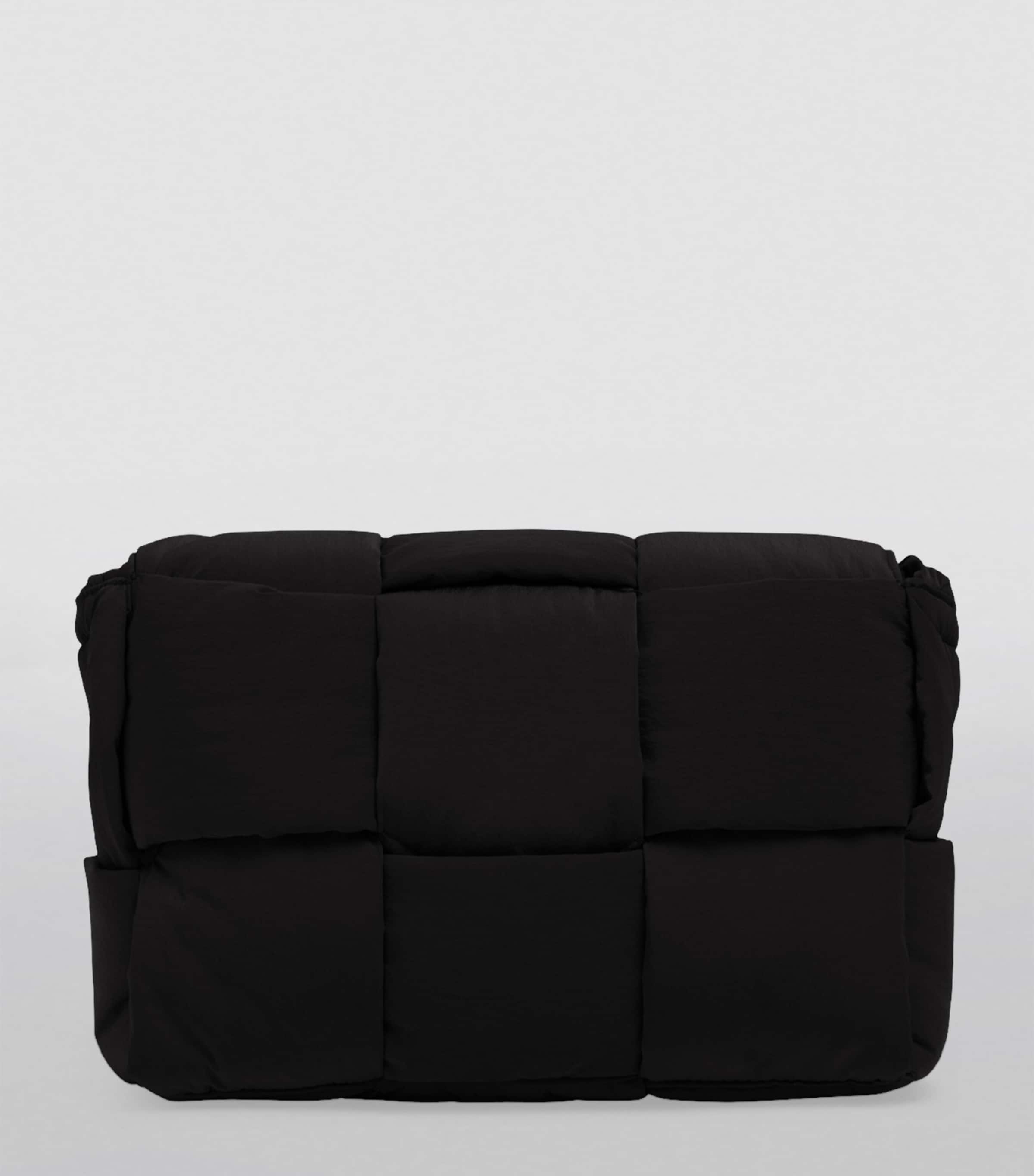 Bottega Veneta Padded Tech Cassette Cross-Body Bag Black Silver Image 3