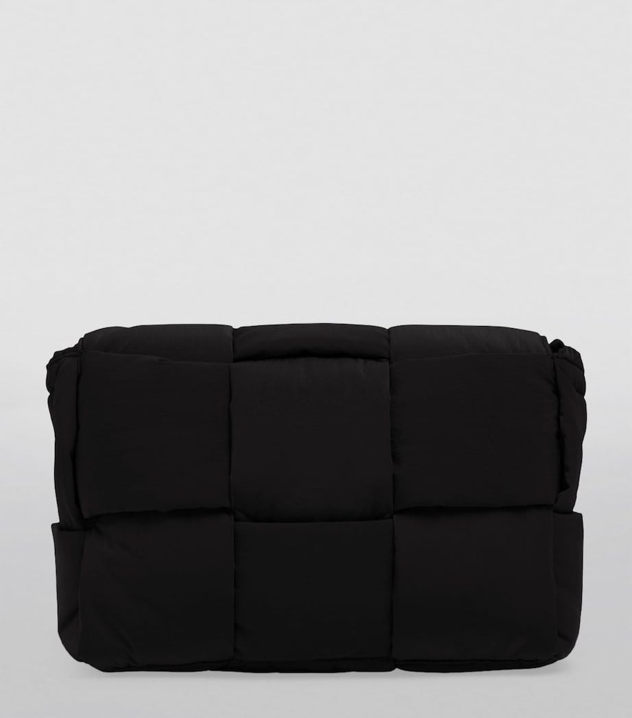 Padded Tech Cassette Cross-Body Bag BLACK-SILVER Image 3