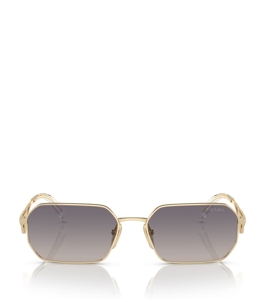 Metal Rectangular Sunglasses ZVN30C Image 1