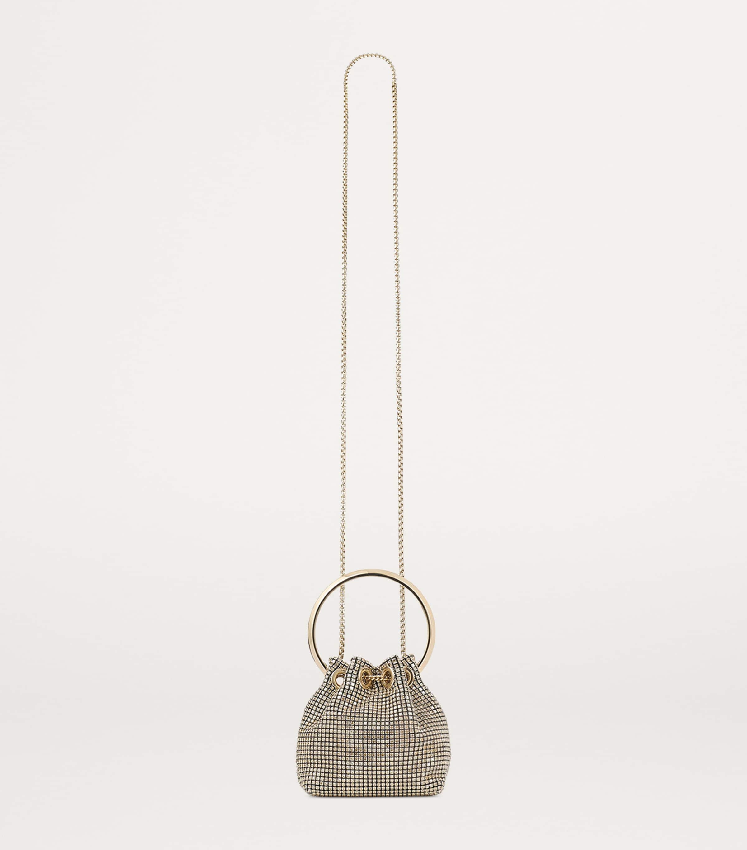 Jimmy Choo Micro Embellished Bon Bon Top-Handle Bag | Harrods US