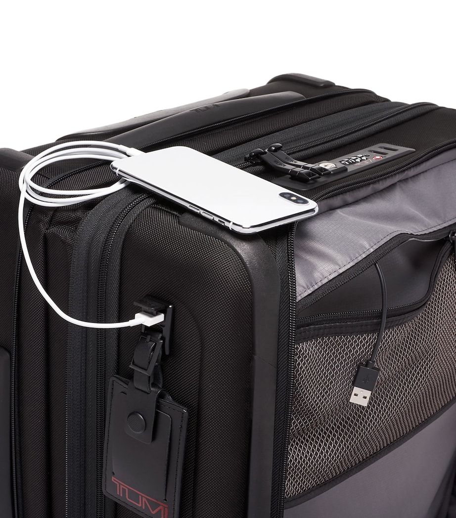 Alpha 3 Continental Dual Access 4-Wheel Carry-On Case (56cm) BLACK Image 4