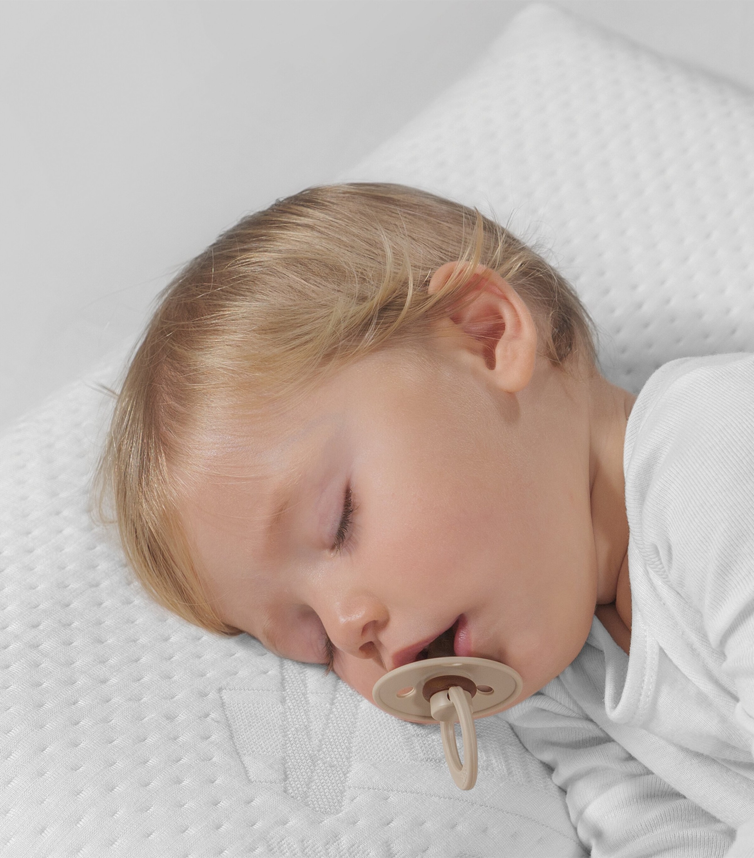 Baby Pillow (51cm x 26.5cm) WHITE Image 3