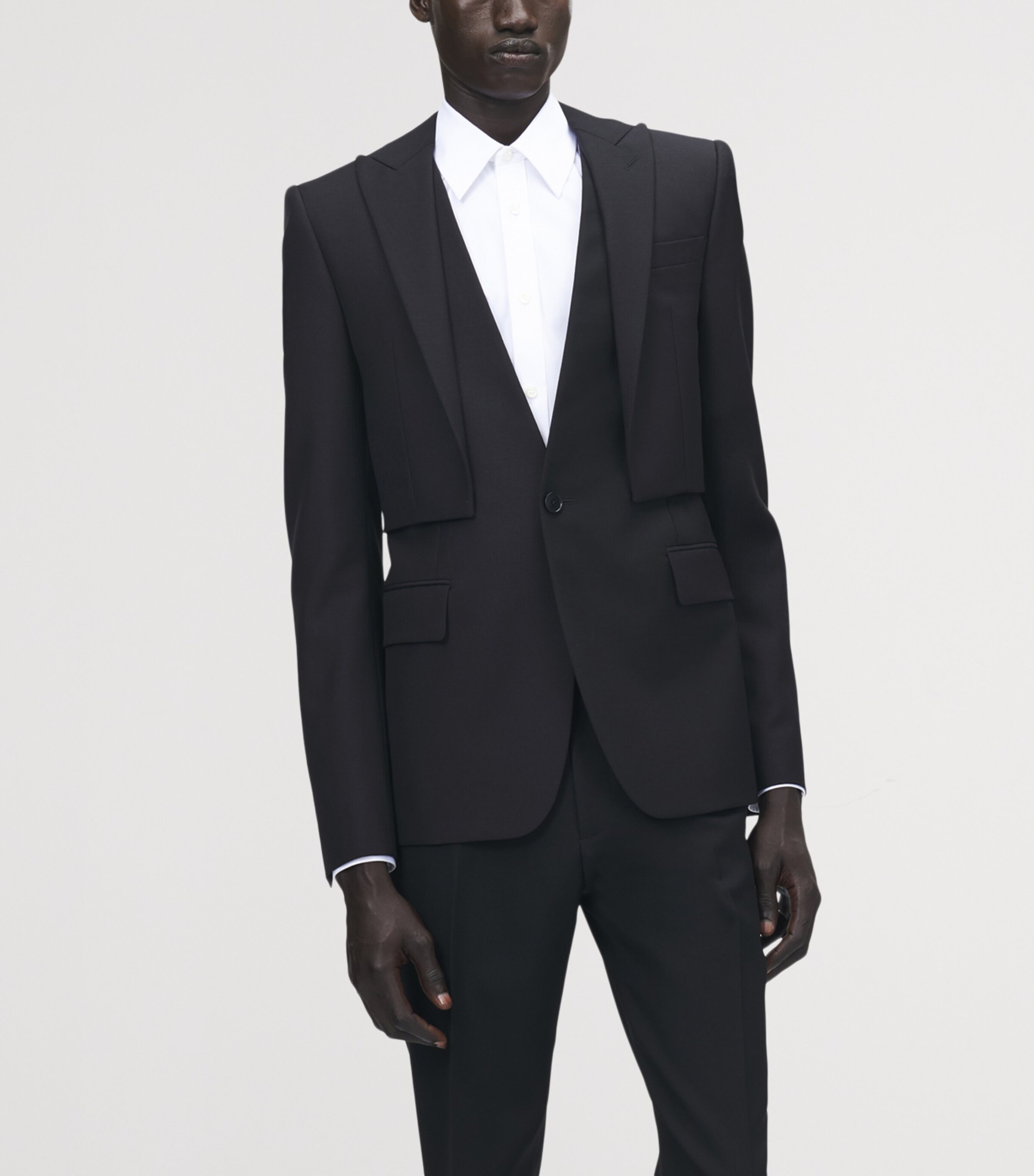 Wool Trompe-L'œil Blazer 1000 Image 4