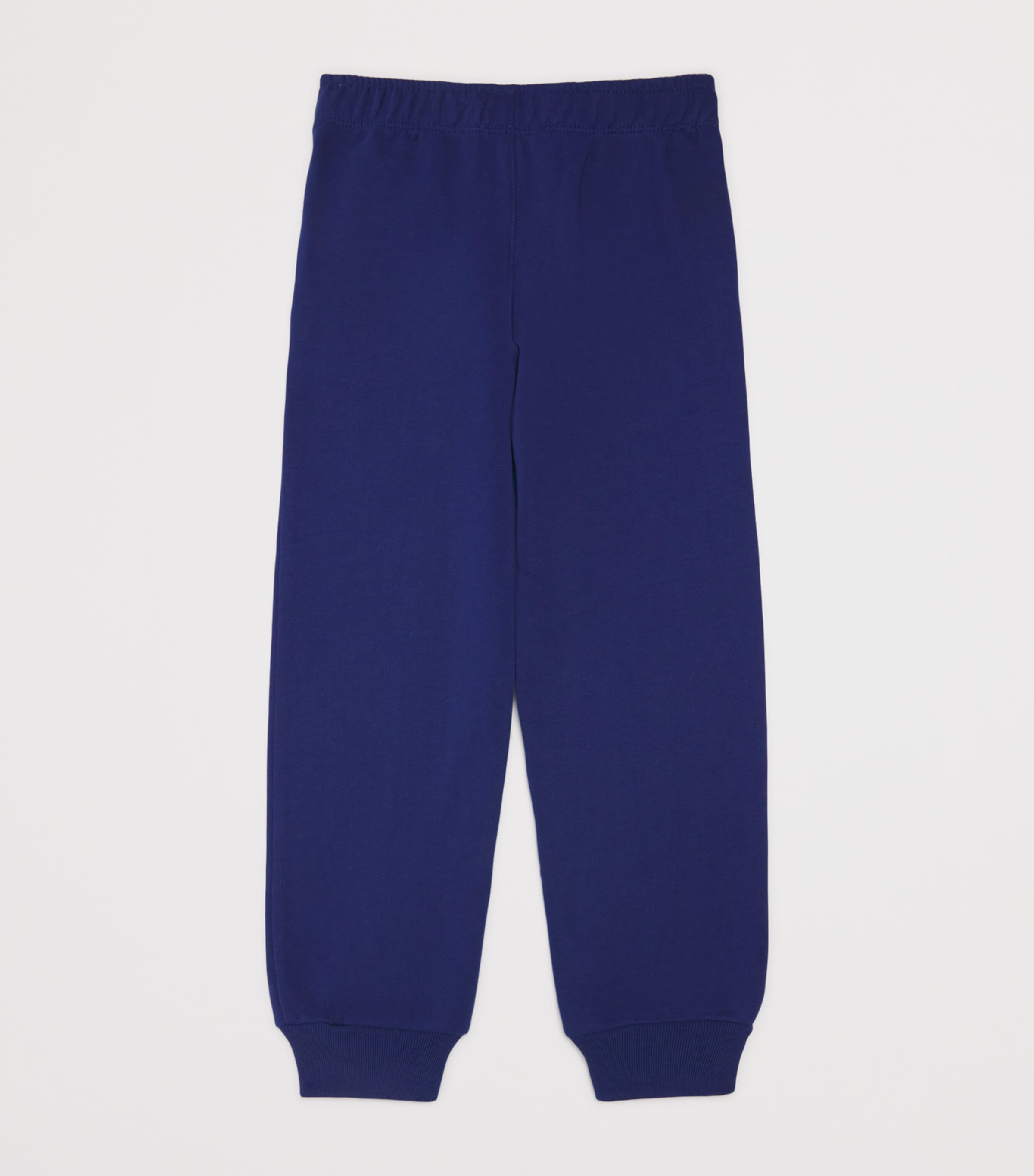 Cotton Embroidered Sweatpants (4-10 Years) 843NAVY Image 2