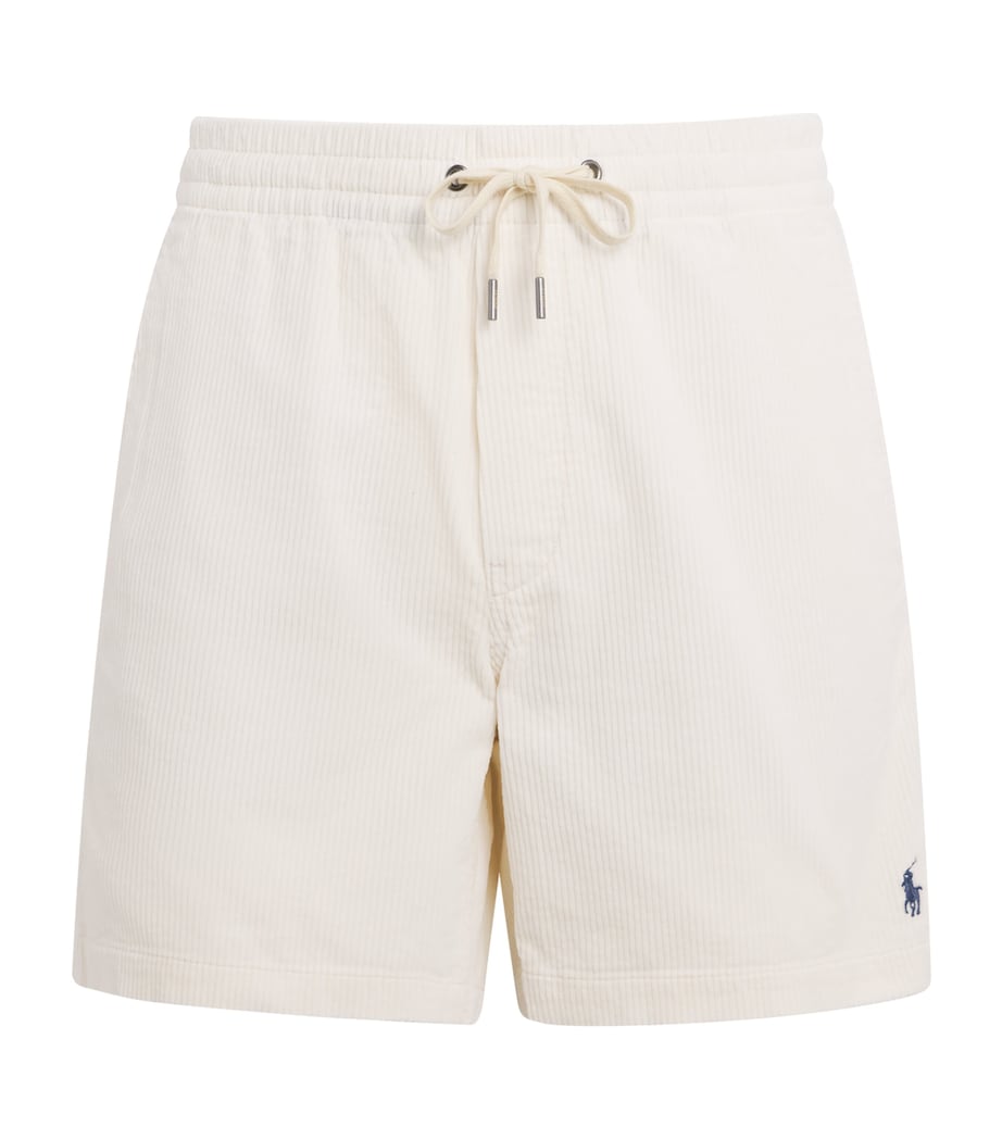 Polo Ralph Lauren Mens Cotton Corduroy Prepster Shorts Warm White Image 1