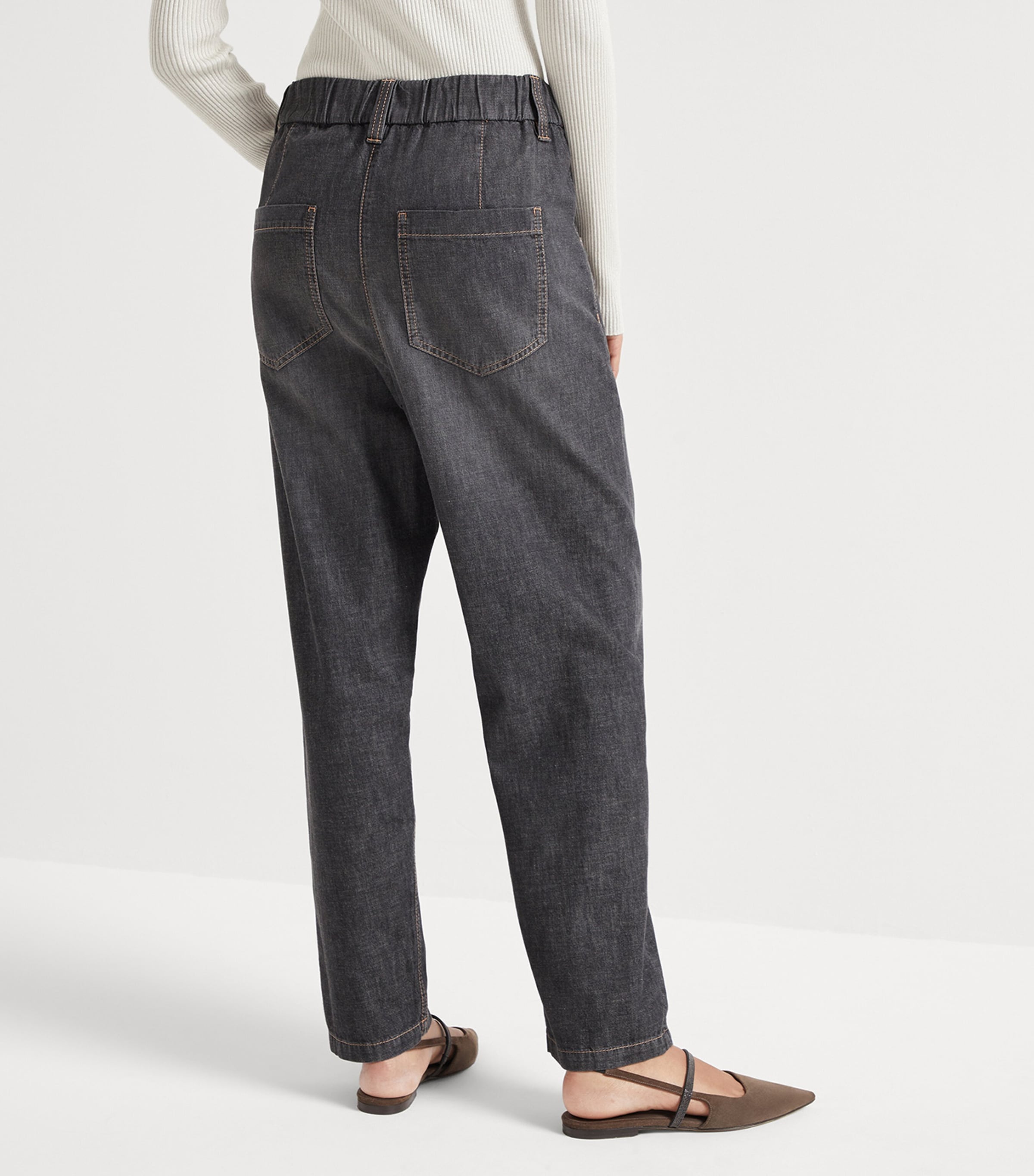 Denim Trousers C8972 Image 4