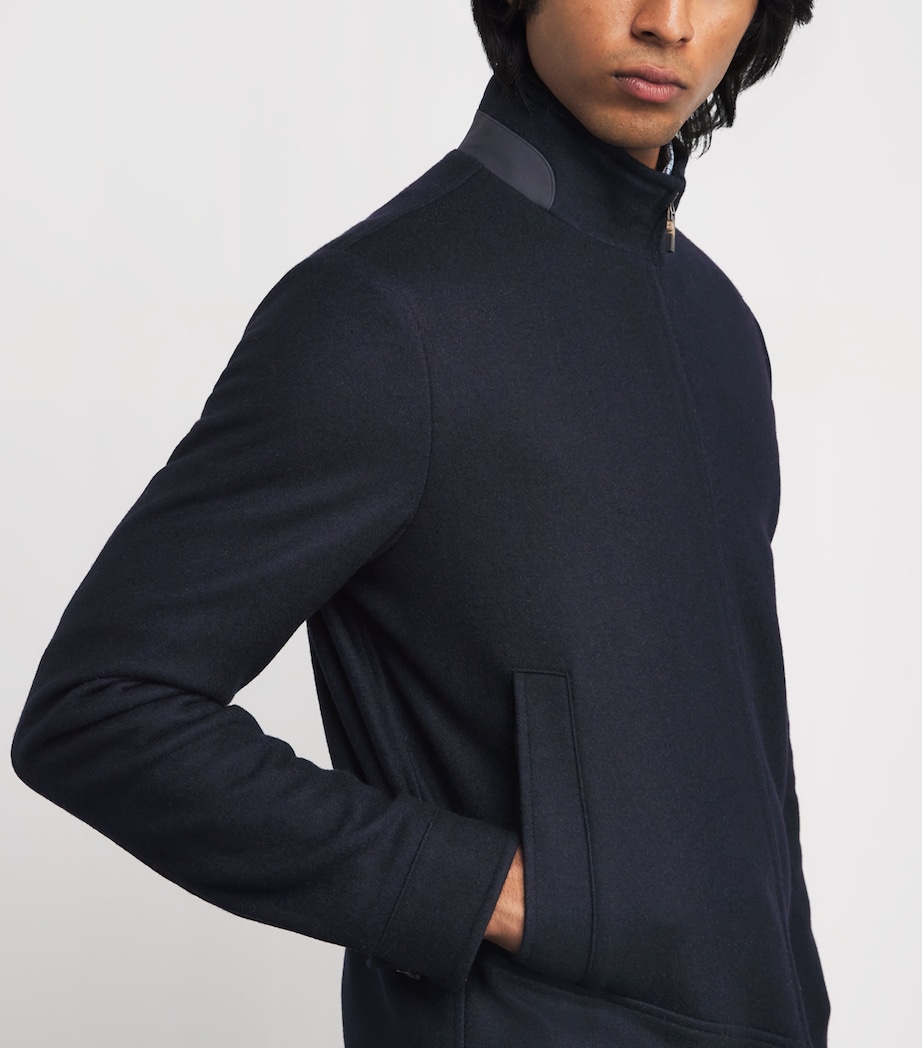 Cashmere-Silk Lightweight Jacket 43000 NAVY BLUE Image 6