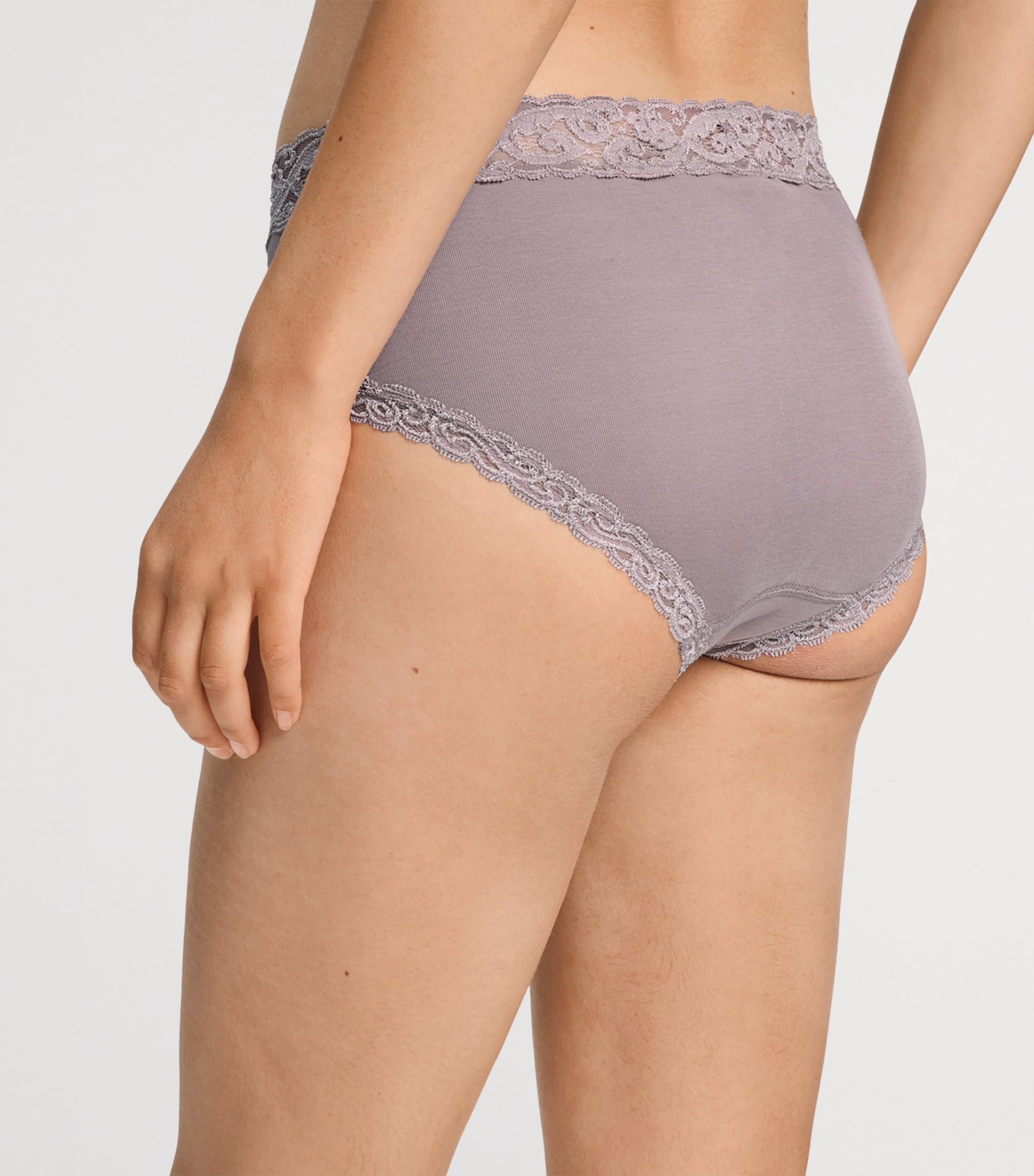 Hanro Womens Moments Maxi Briefs Stormy Rose Image 5