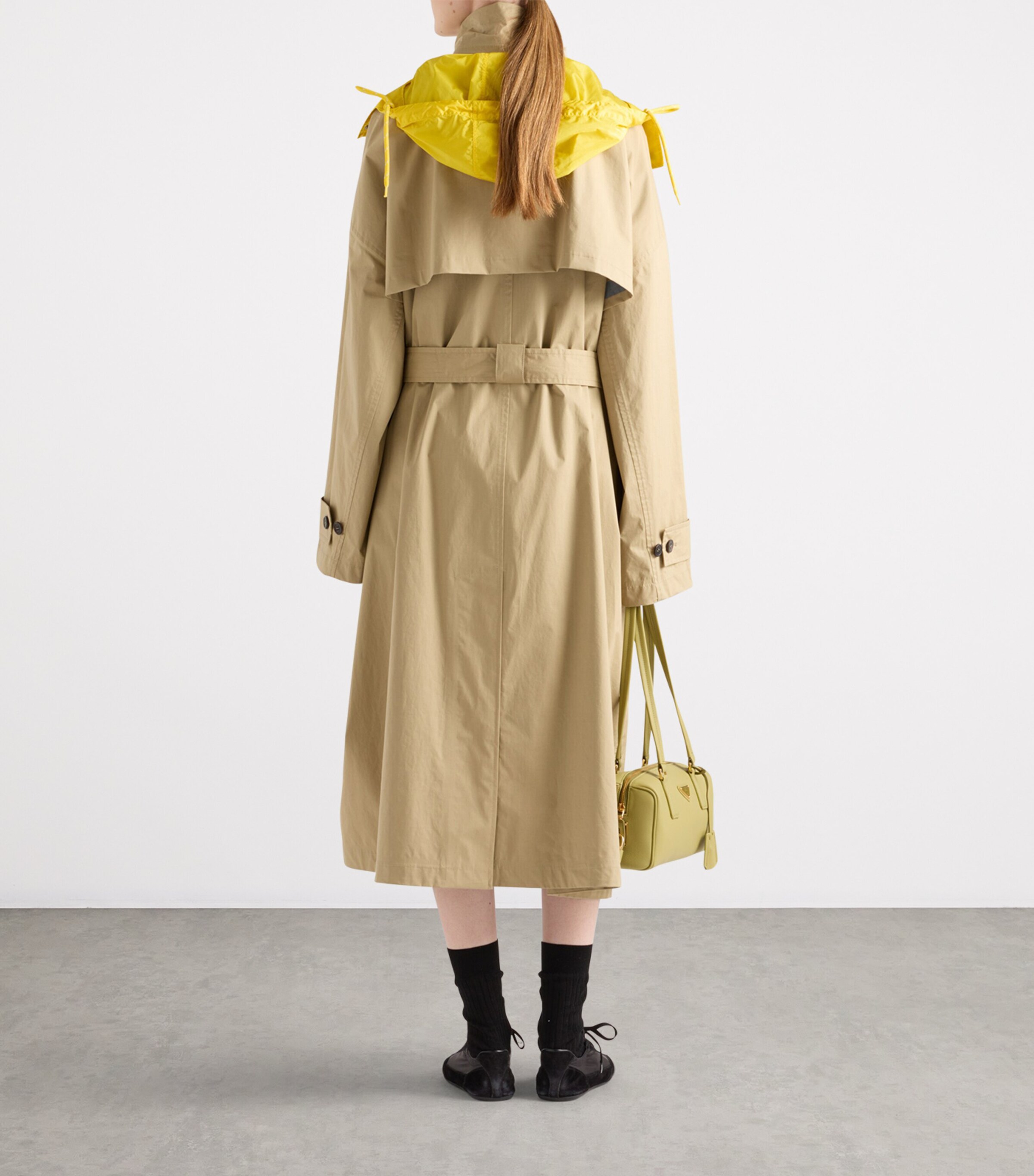 Cotton Belted Trench Coat F0241 Image 5