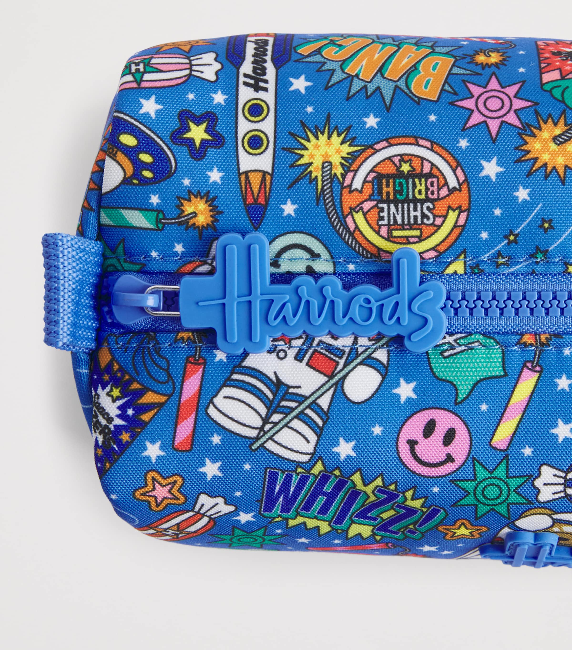 Harrods Pop Rocket Wash Bag Blue Image 3