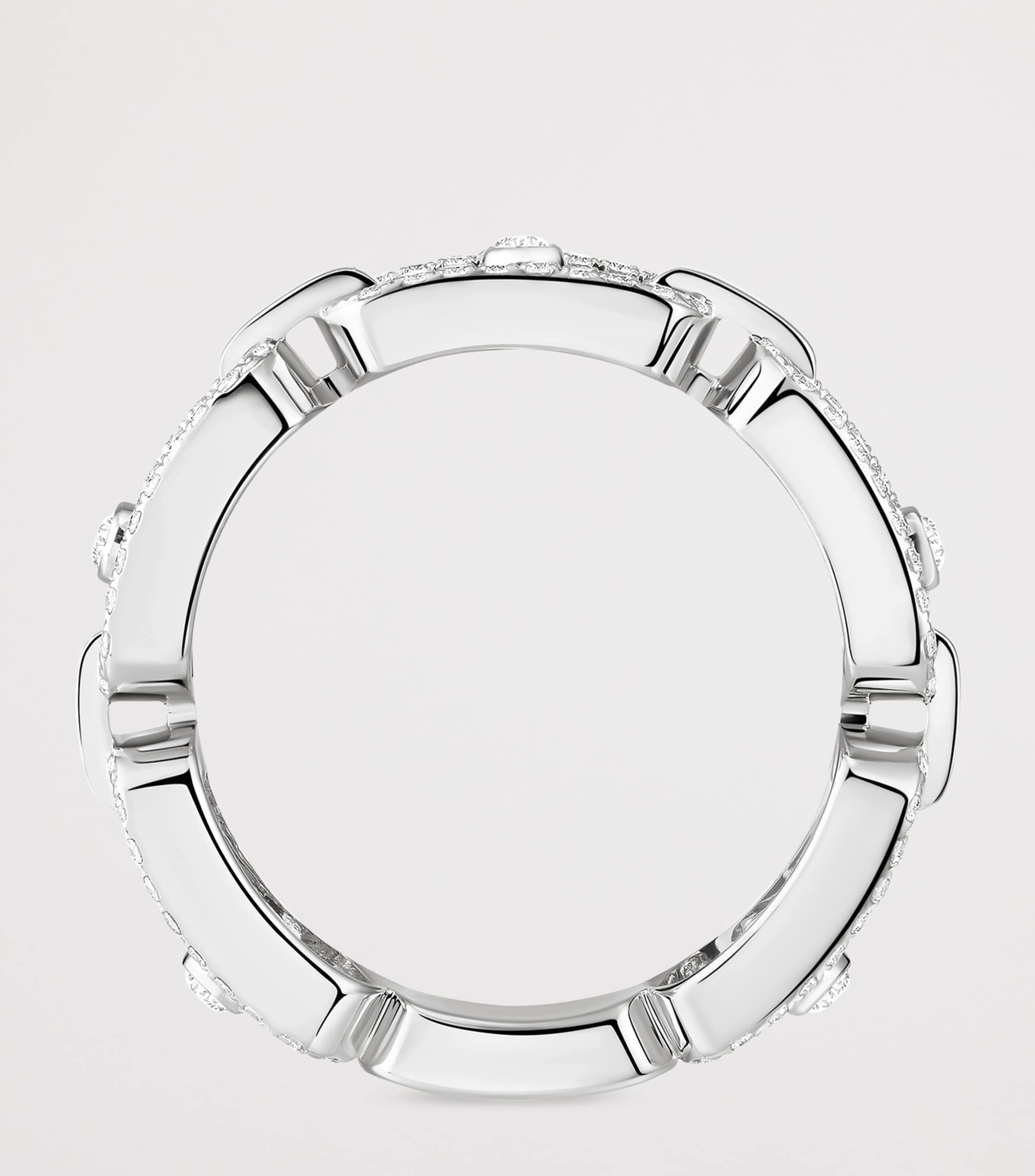 Messika Move Link White Gold and Diamond Ring (0.43ct) White Gold Image 3