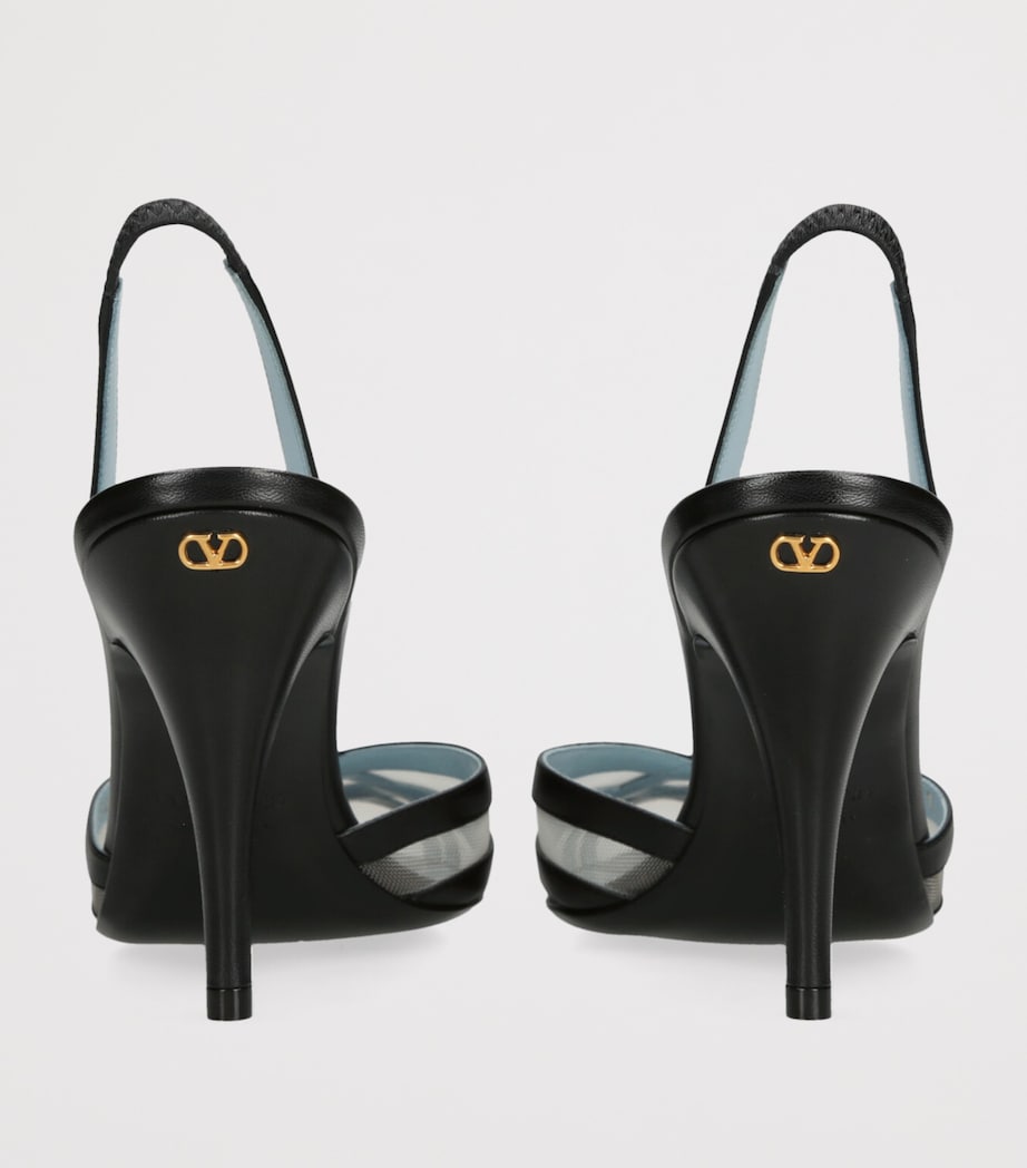 Leather ImpuDance Slingback Pumps 90 BLACK/COMB Image 2