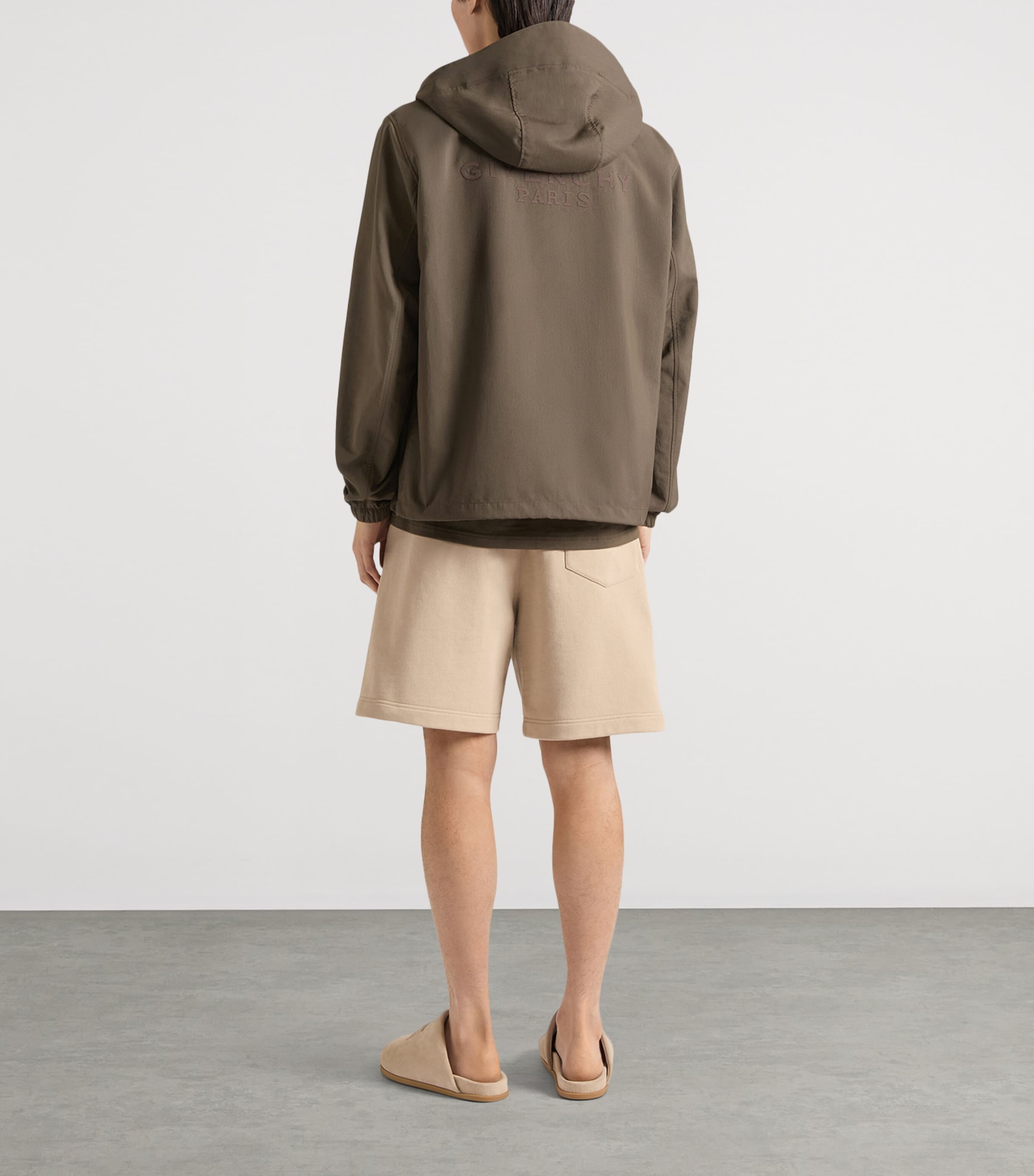 Givenchy Mens Logo Embroidered Windbreaker Jacket Image 3