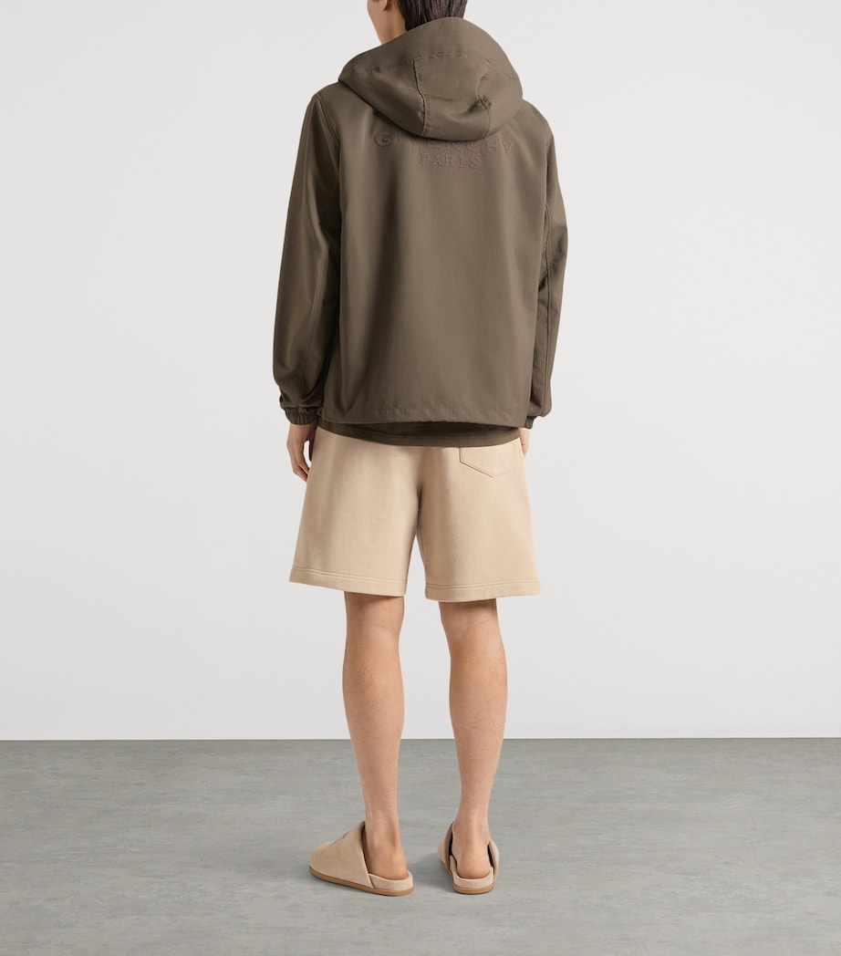 Givenchy Mens Logo Embroidered Windbreaker Jacket Image 3
