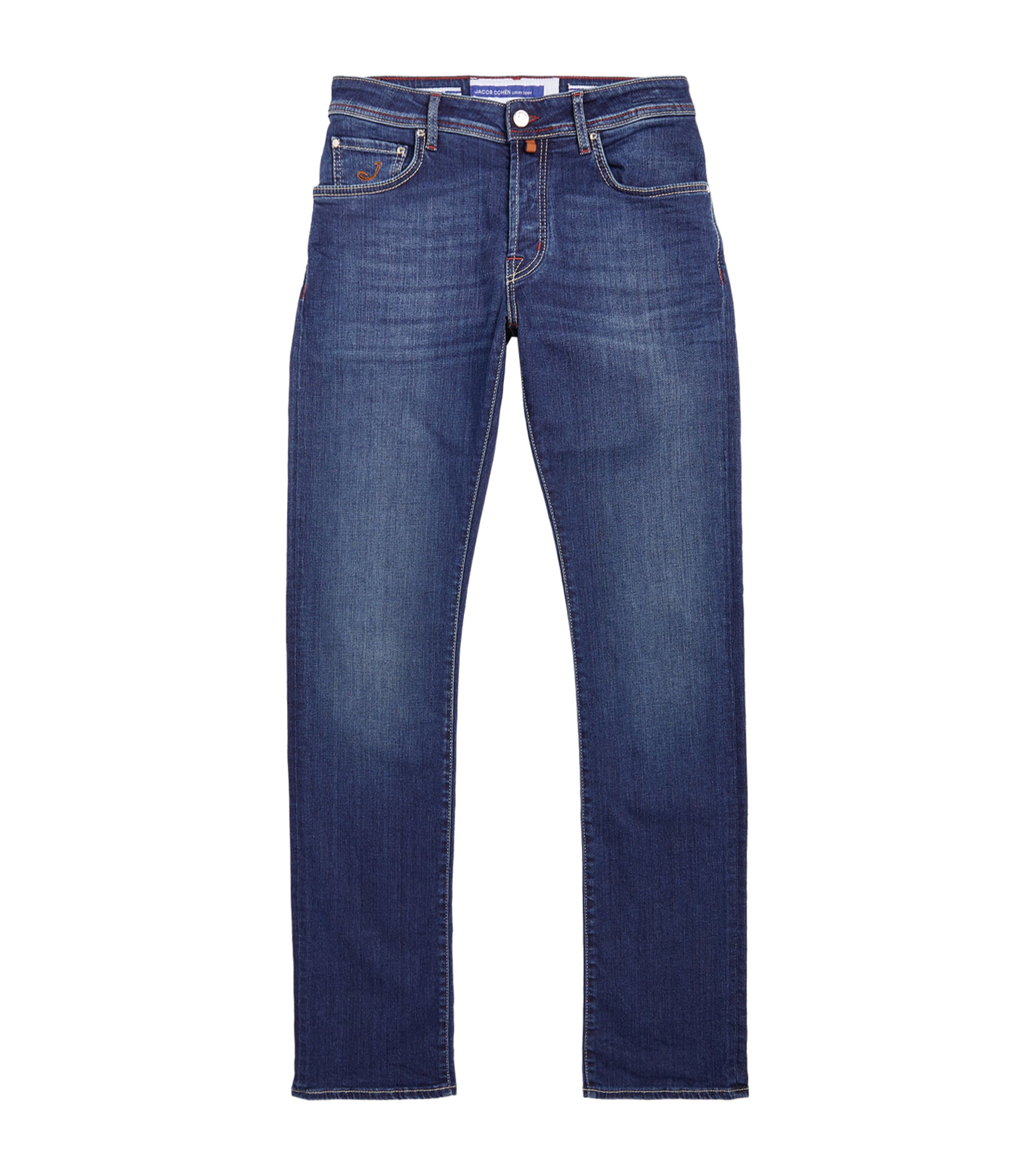 Jacob Cohen Straight Jeans In Navy