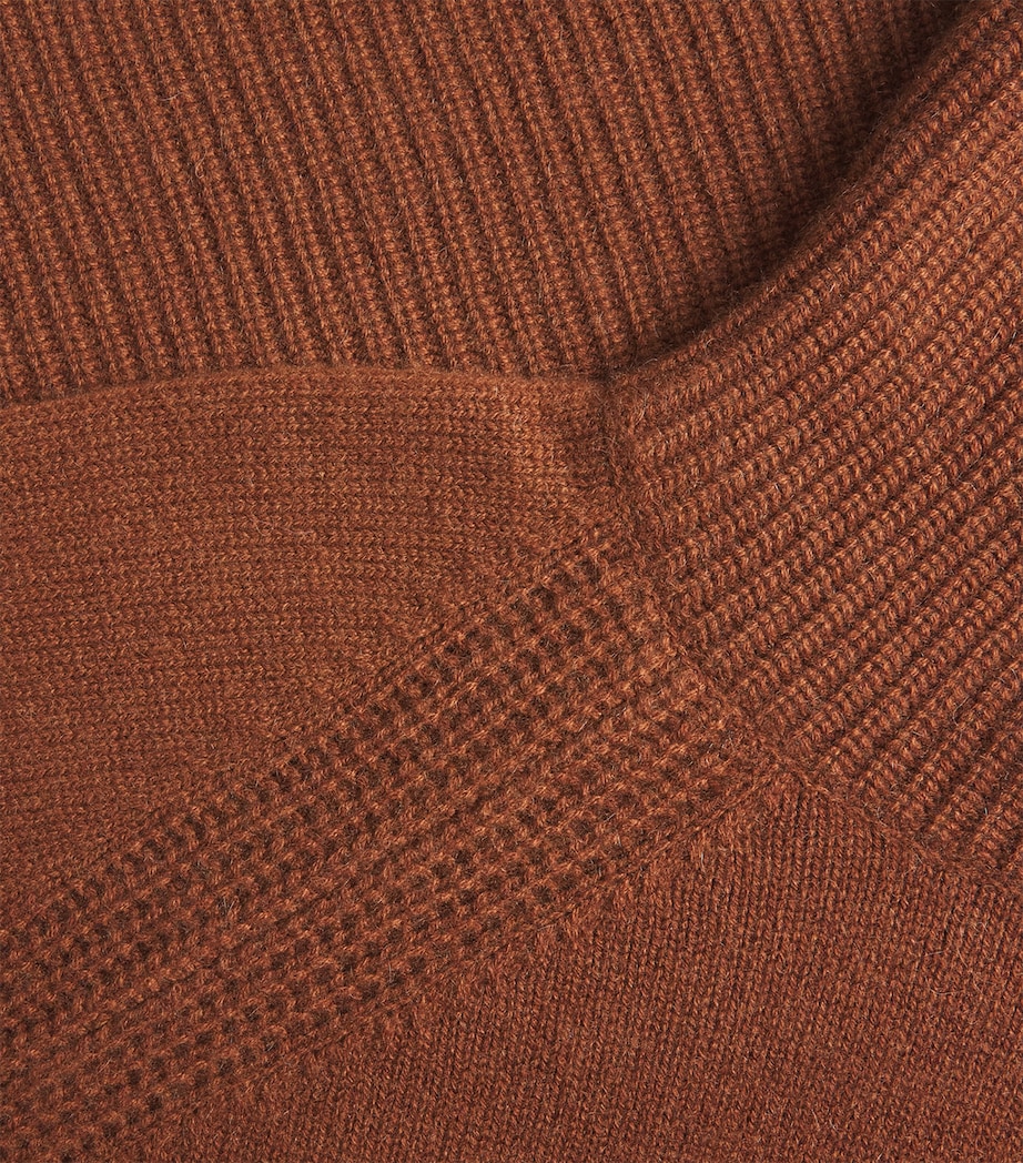 Cashmere Rollneck Sweater CINNAMON Image 5
