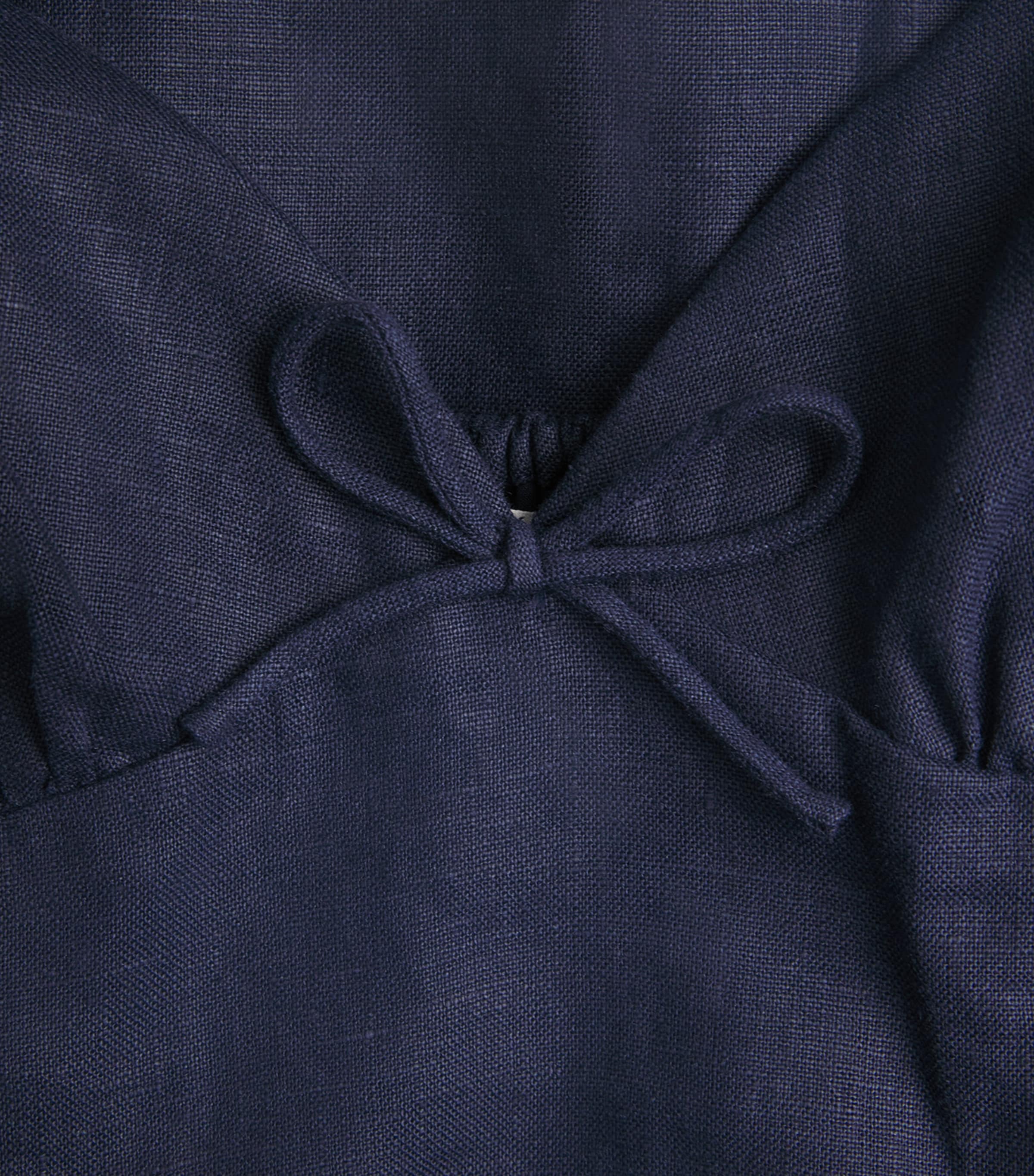 Faithfull The Brand Womens Linen Adalee Midi Dress Navy Image 6
