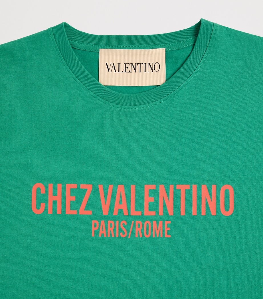 Cotton Chez Valentino T-Shirt BKG Image 7
