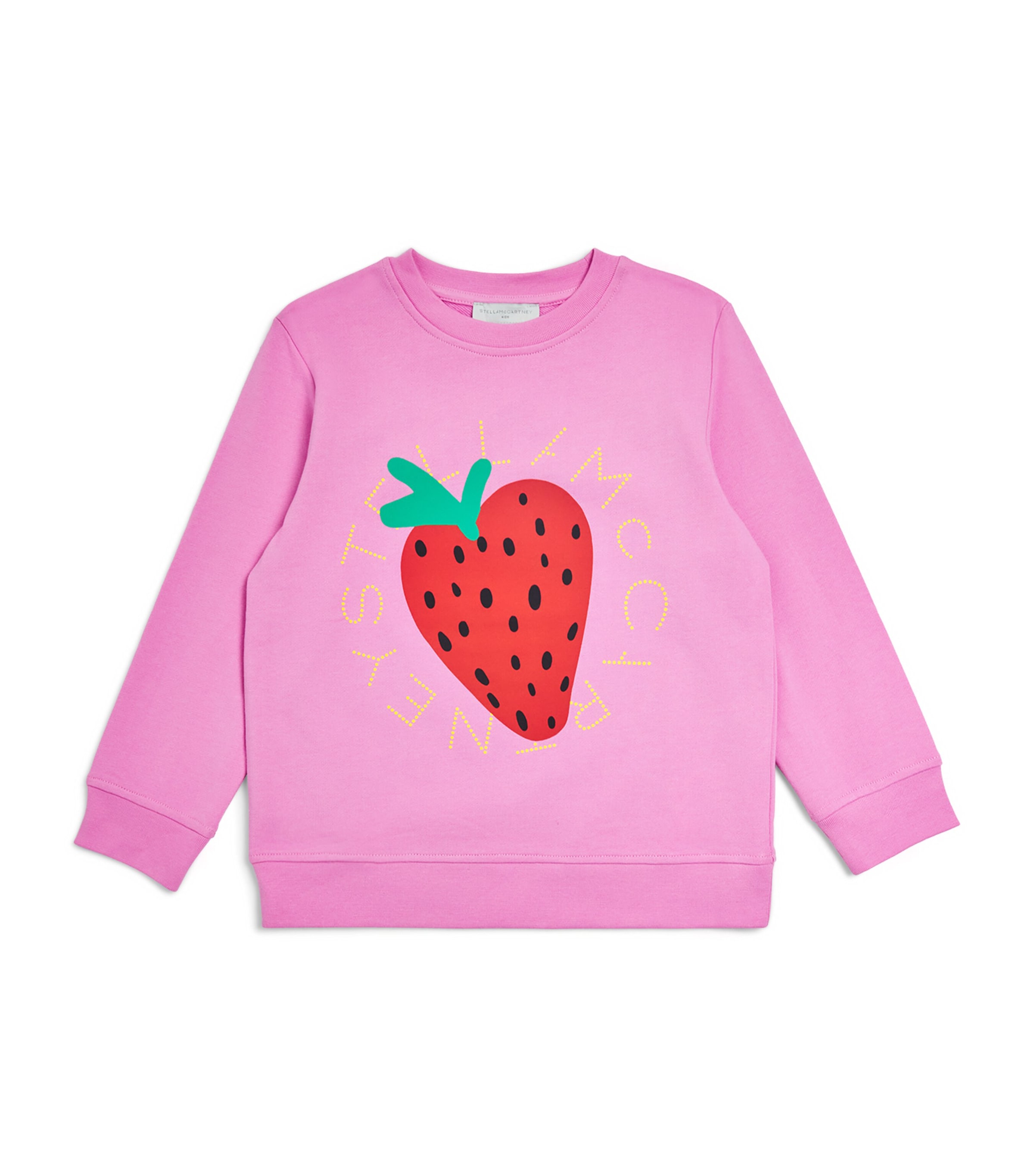 STELLA MCCARTNEY COTTON STRAWBERRY PRINT SWEATSHIRT