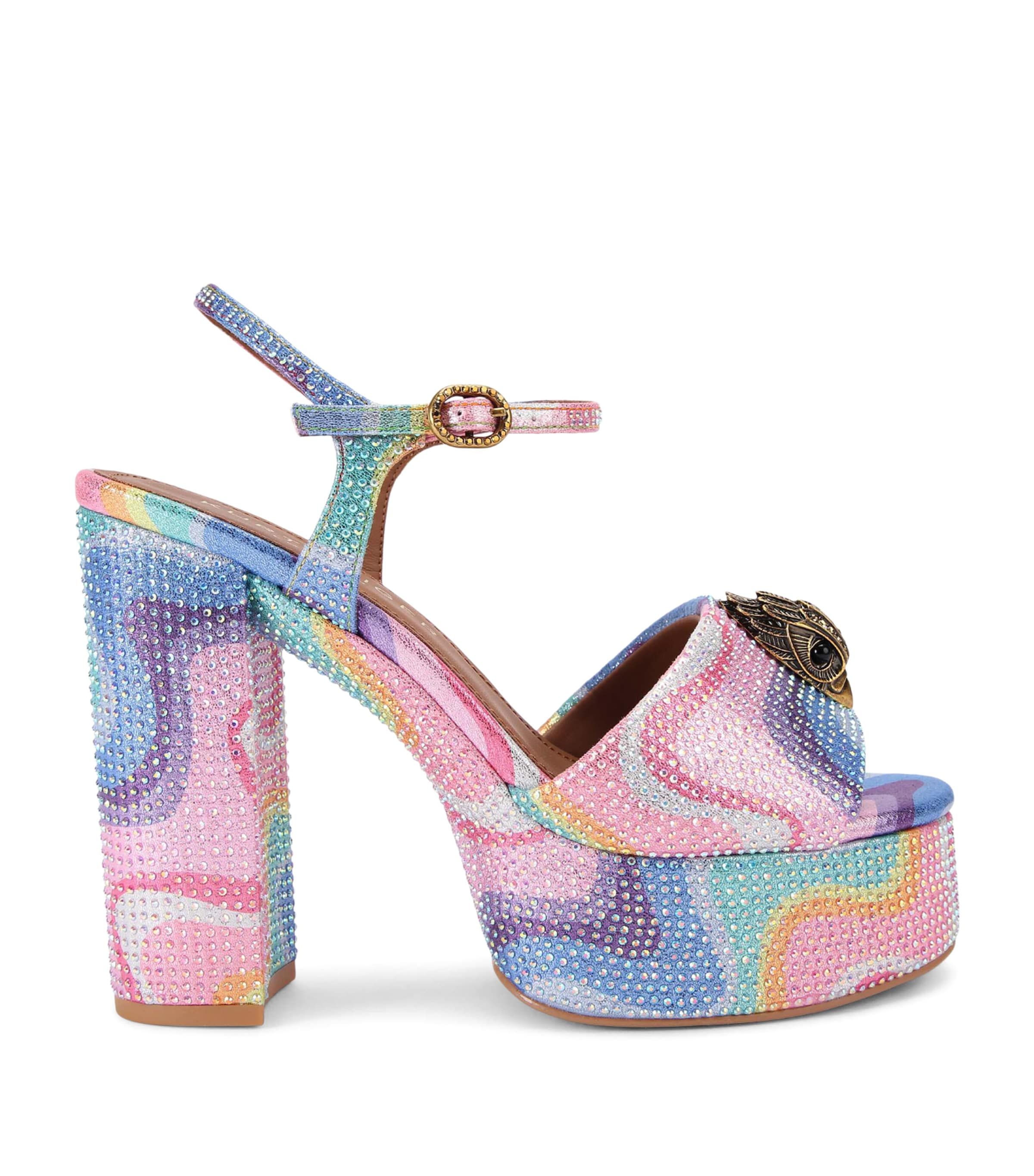Kurt Geiger London Sequin Kensington Platform Sandals 125 Mult/other Image 1
