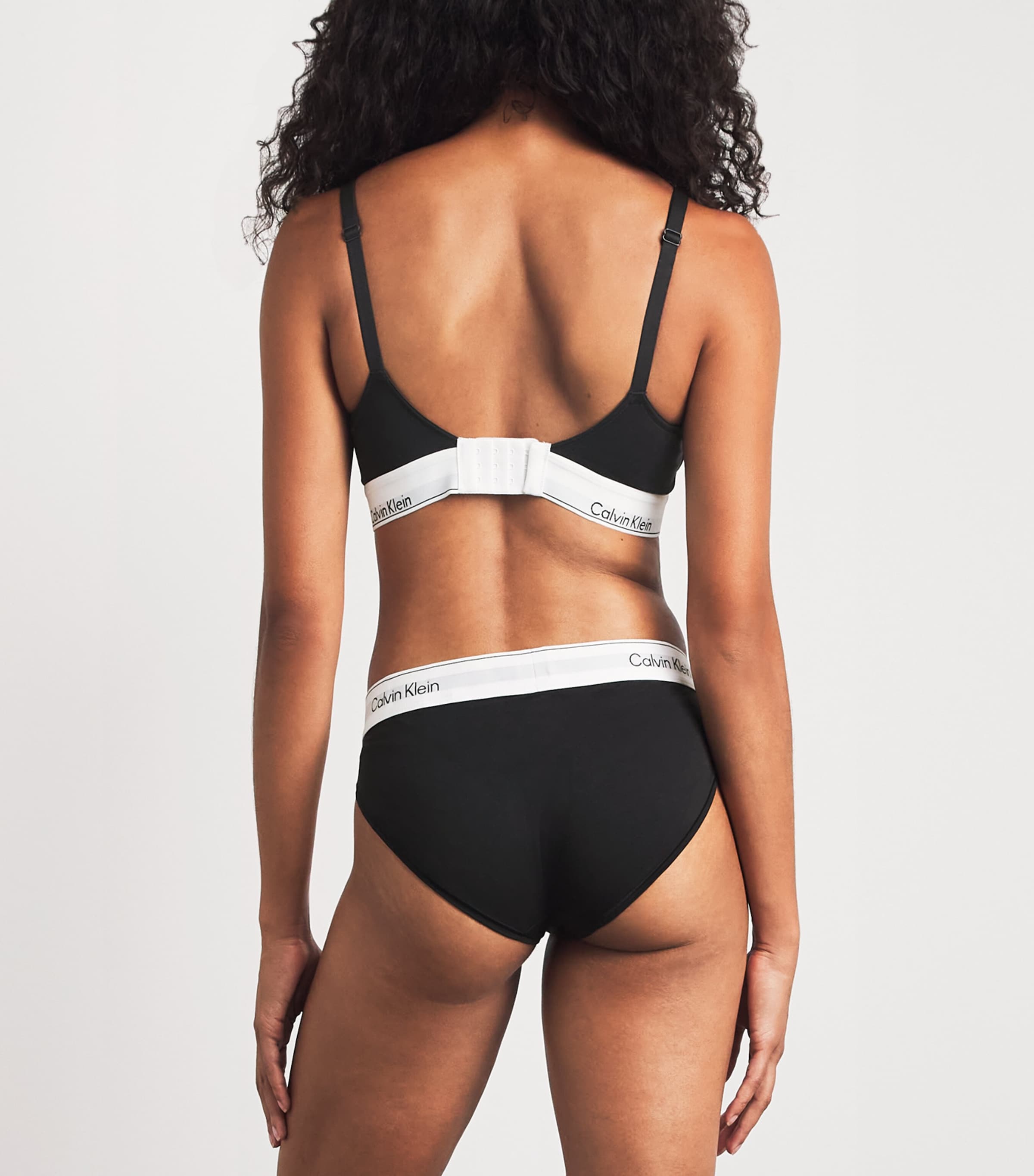 Calvin Klein Womens Icon Bikini Briefs Black Image 3