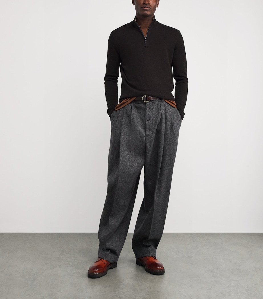 Buffalo Leather Derby Shoes CAMMELLO Image 2