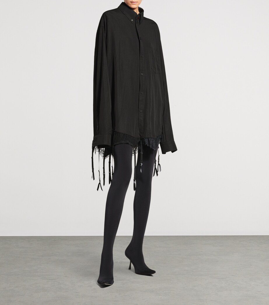 Balenciaga Womens Lingerie-Trim Shirt Image 4