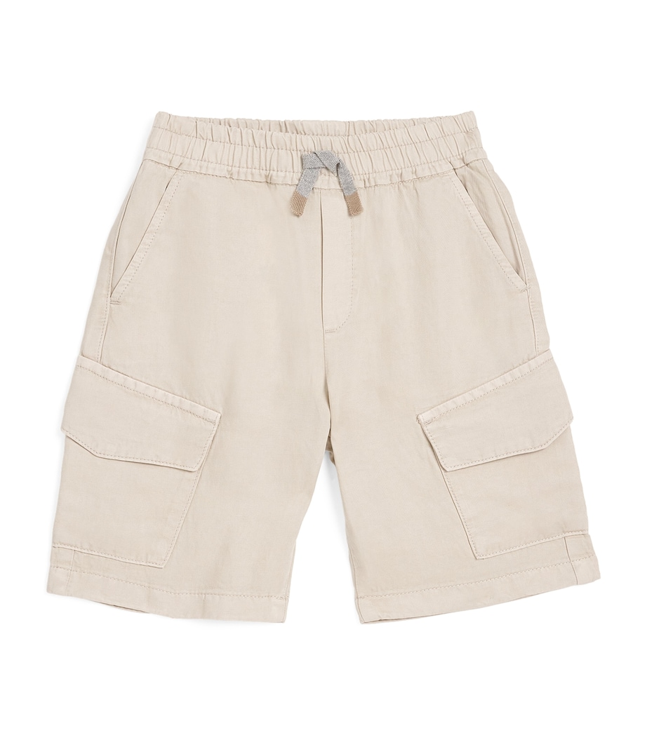 Cotton Cargo Shorts (2-16 Years) 107 BEIGE Image 1