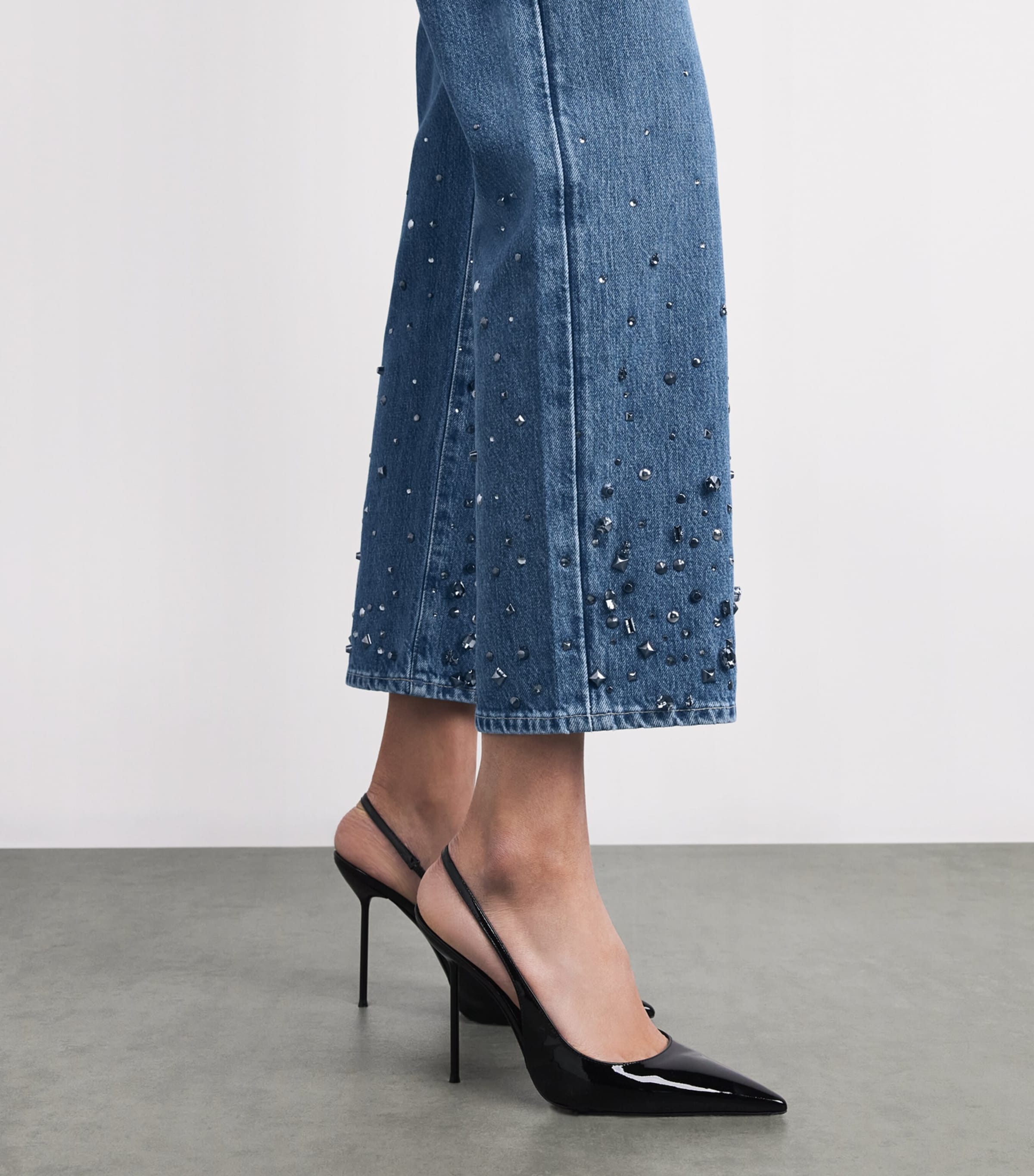 Embellished Callie Straight Jeans DANCE WITH CRYS Image 6