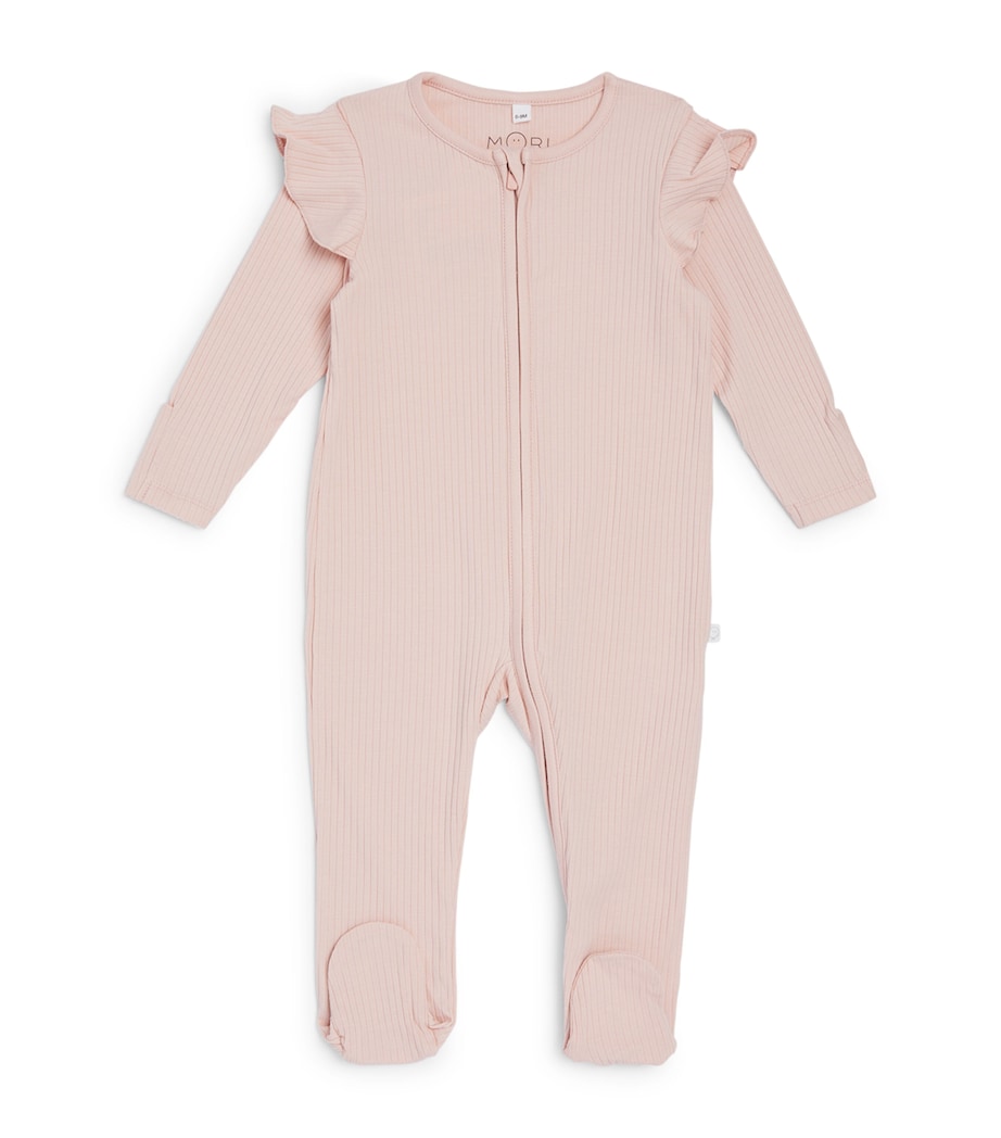 Ruffle All-In-One (0-18 Months) BLUSH FRILL Image 1