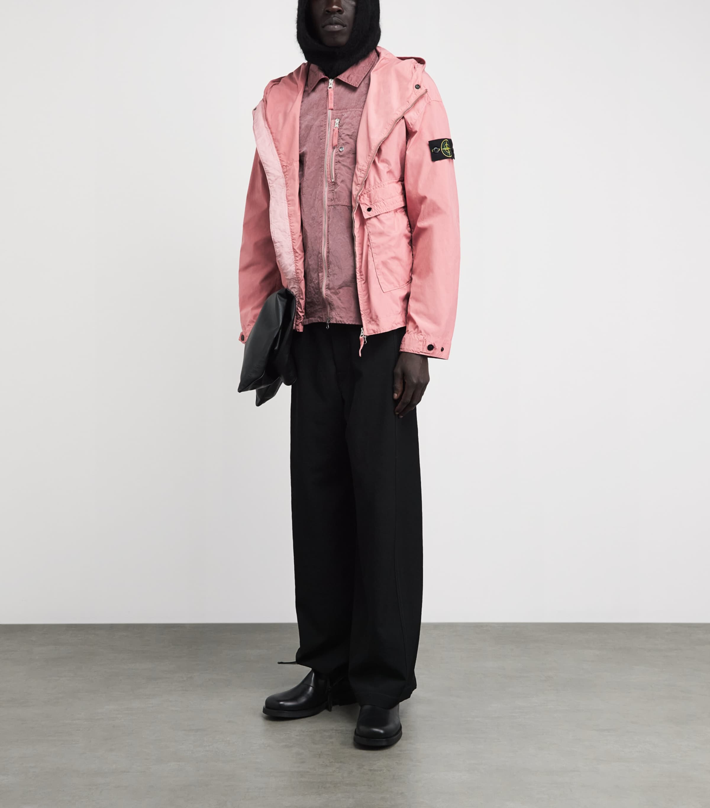 Stone Island Mens Nylon Double-Dyed Overshirt Image 2
