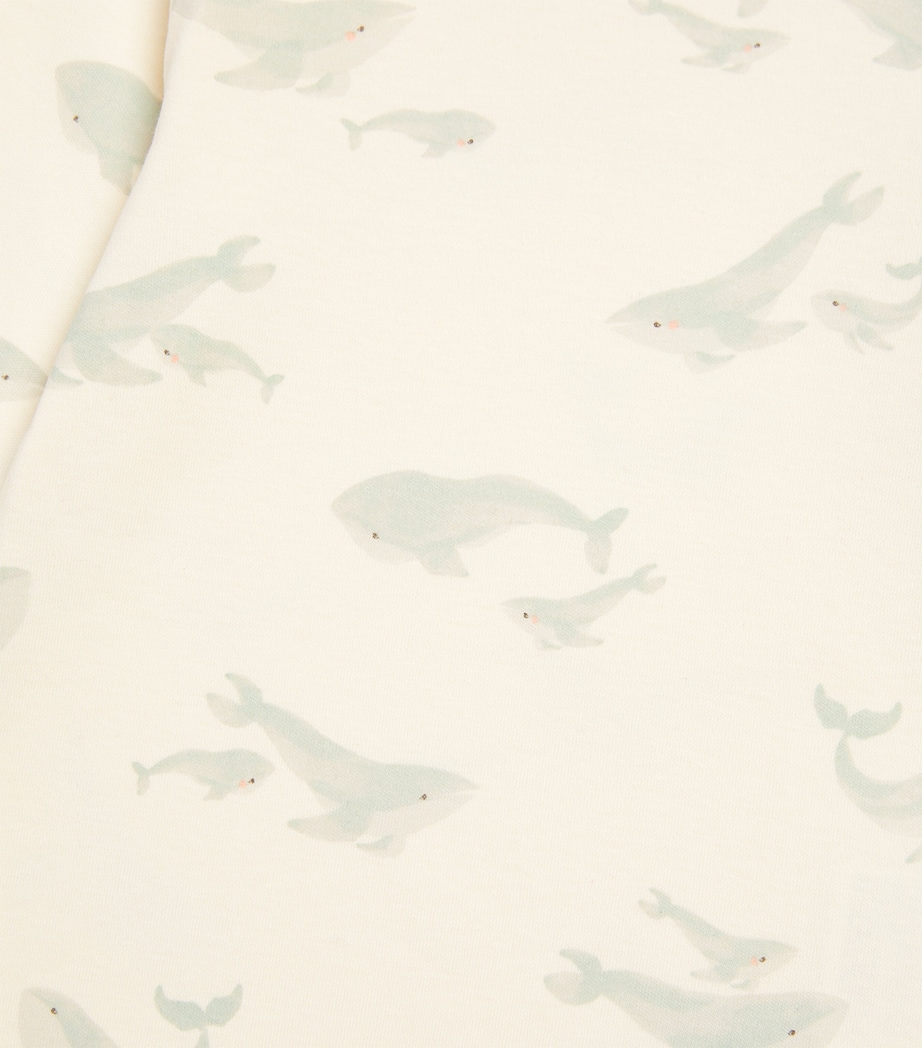 Cotton Whale Print Bodysuit (0-18 Months) FOLLOW ME WHALE Image 3