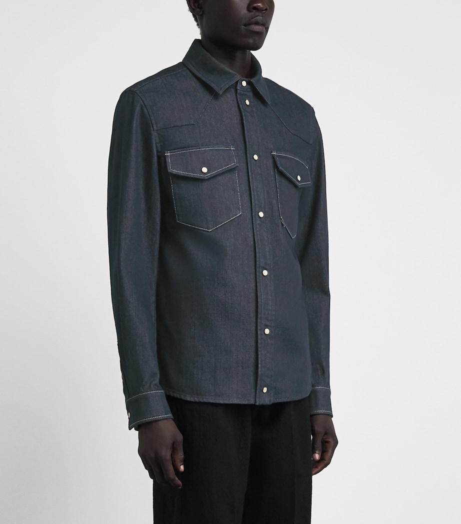 Moncler Mens Denim Shirt Image 4