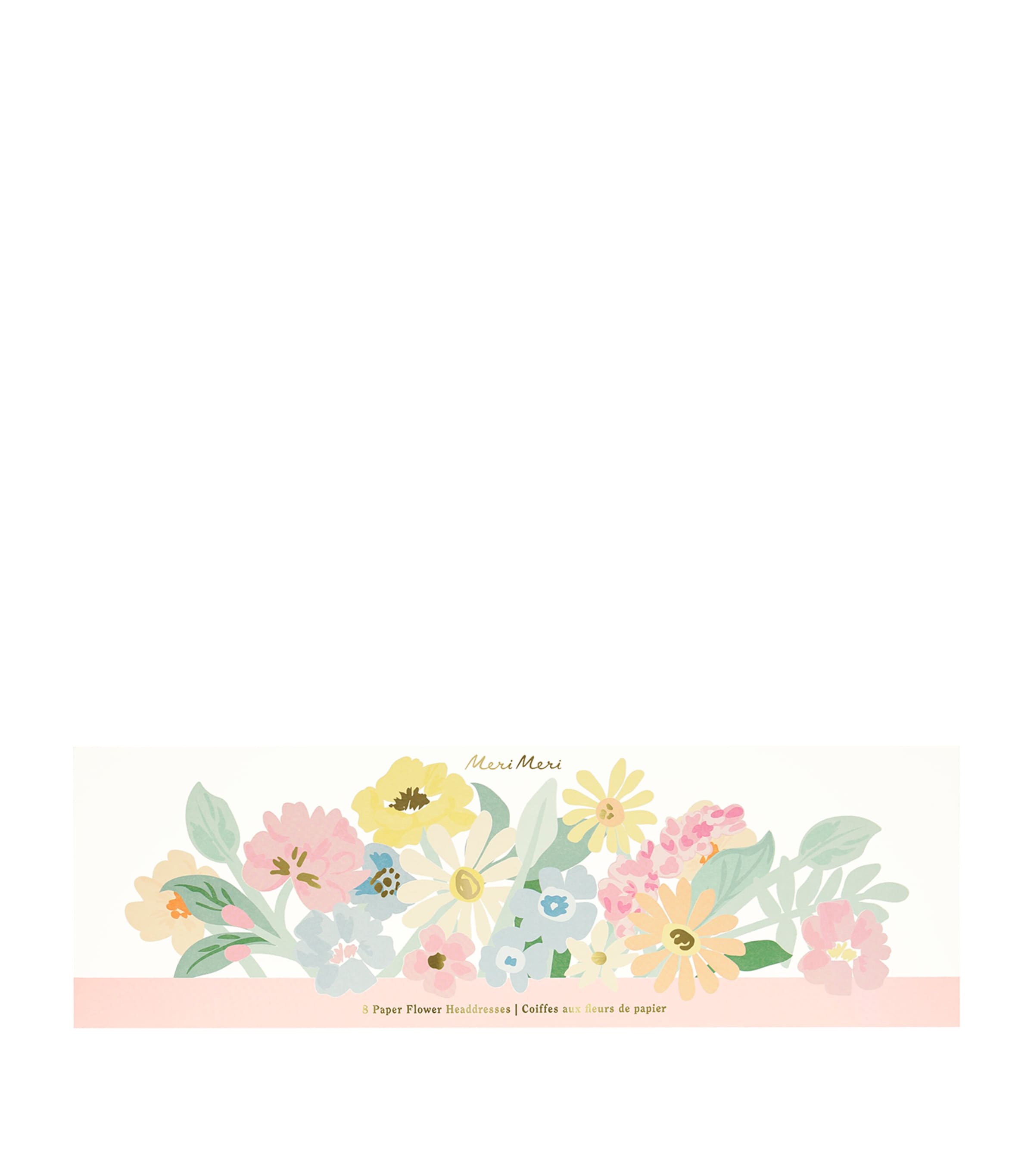 Meri Meri Set of 8 Paper Flower Crowns Image 2