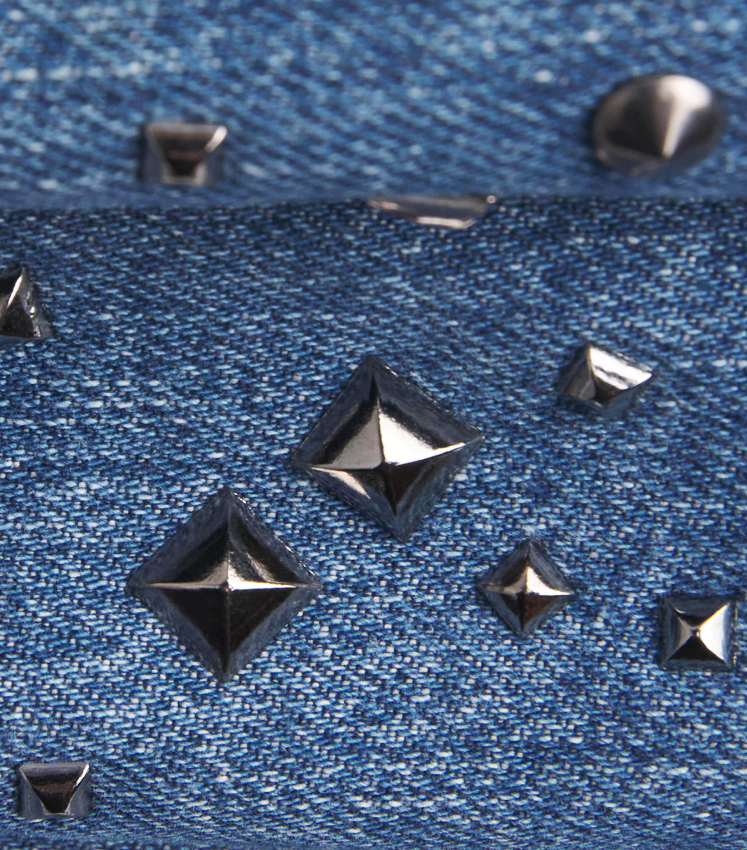 Embellished Denim Jacket DANCE WITH CRYS Image 5