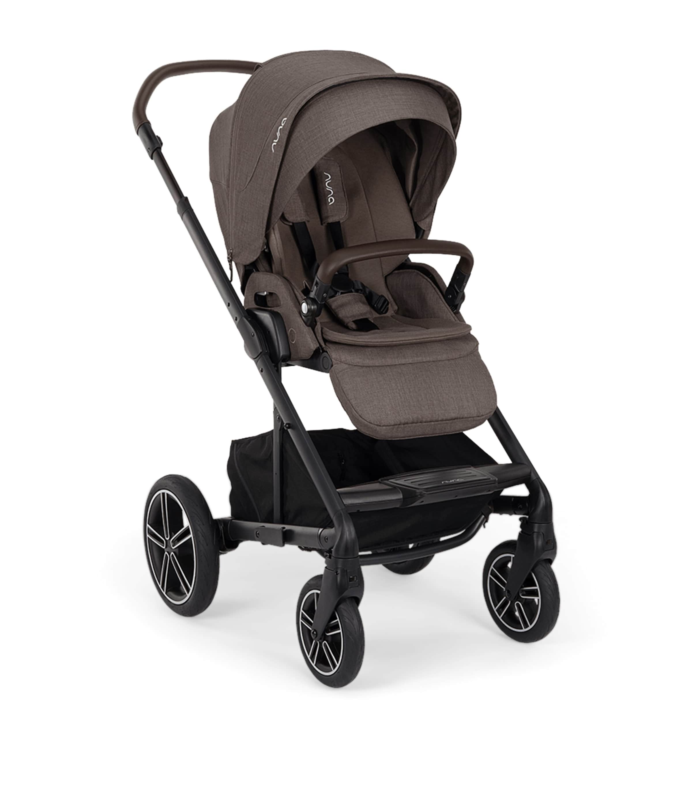 Nuna MIXX Next Stroller, MIXX Carrycot, ARRA Flex Car Seat and BASE Curv Bundle Chestnut Image 7