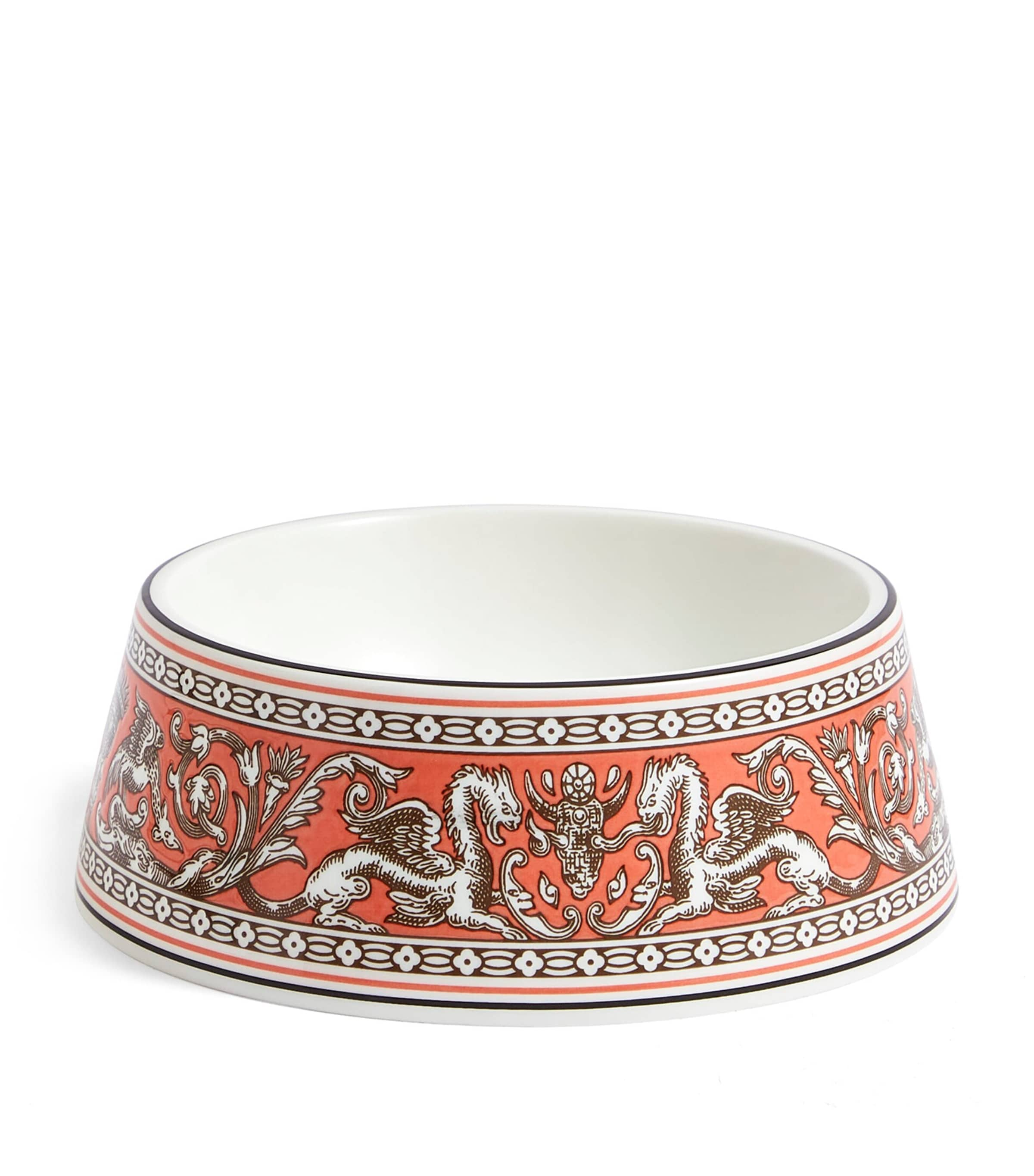 WEDGWOOD BONE CHINA FLORENTINE PET BOWL 