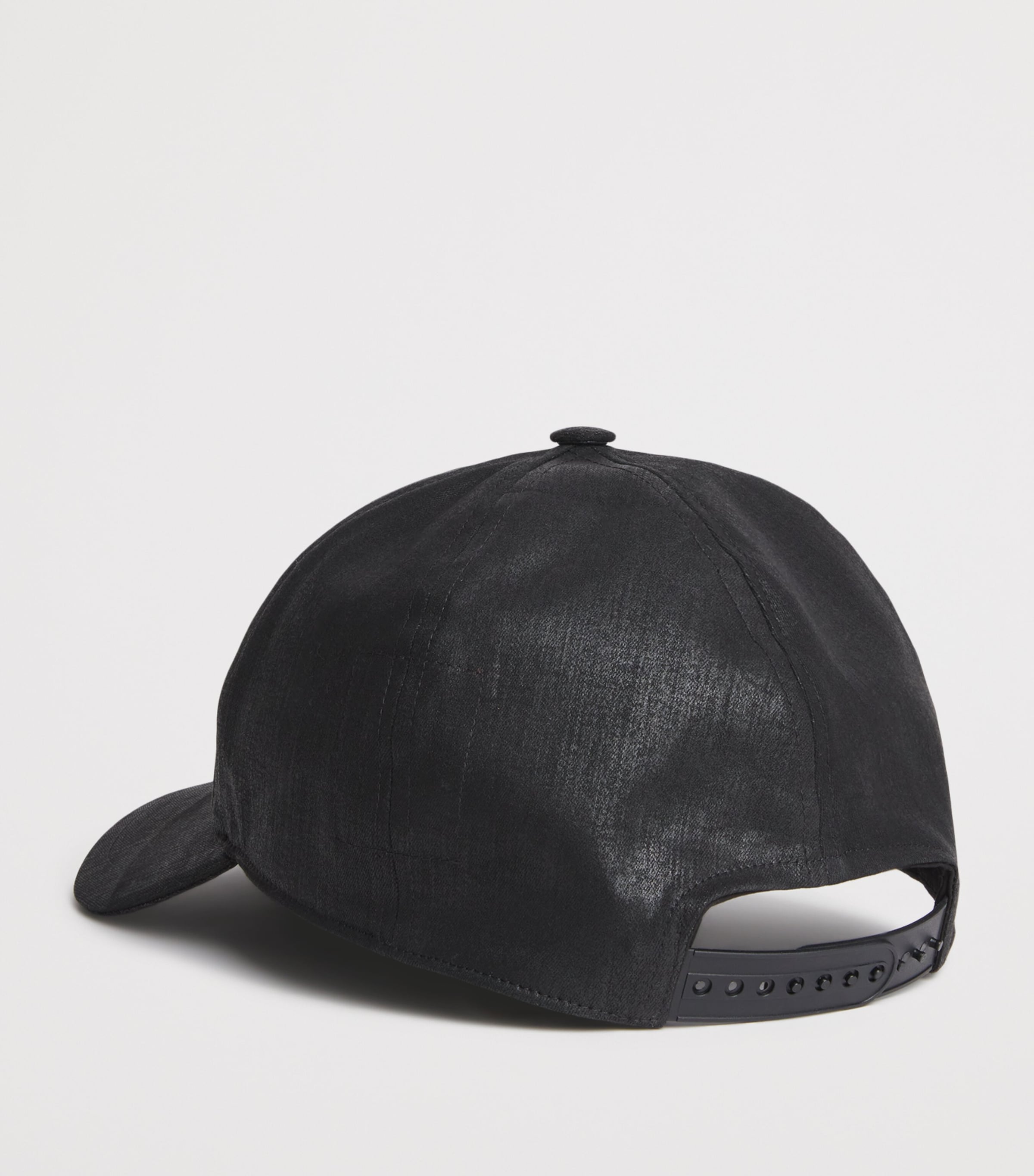 Rick Owens Denim Embroidered Baseball Cap Image 3