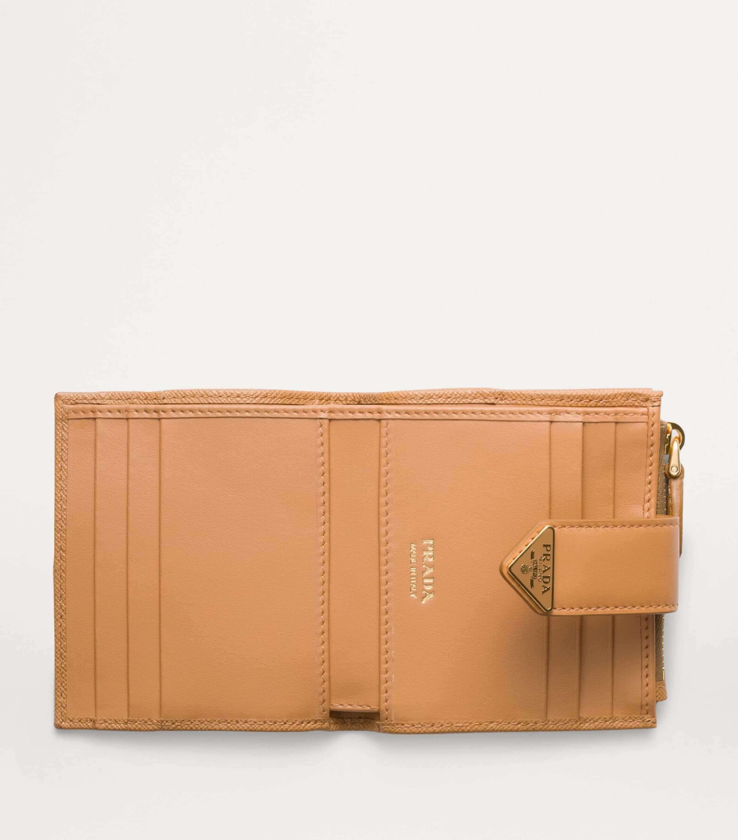 Prada Saffiano Leather Bifold Card Holder Image 2