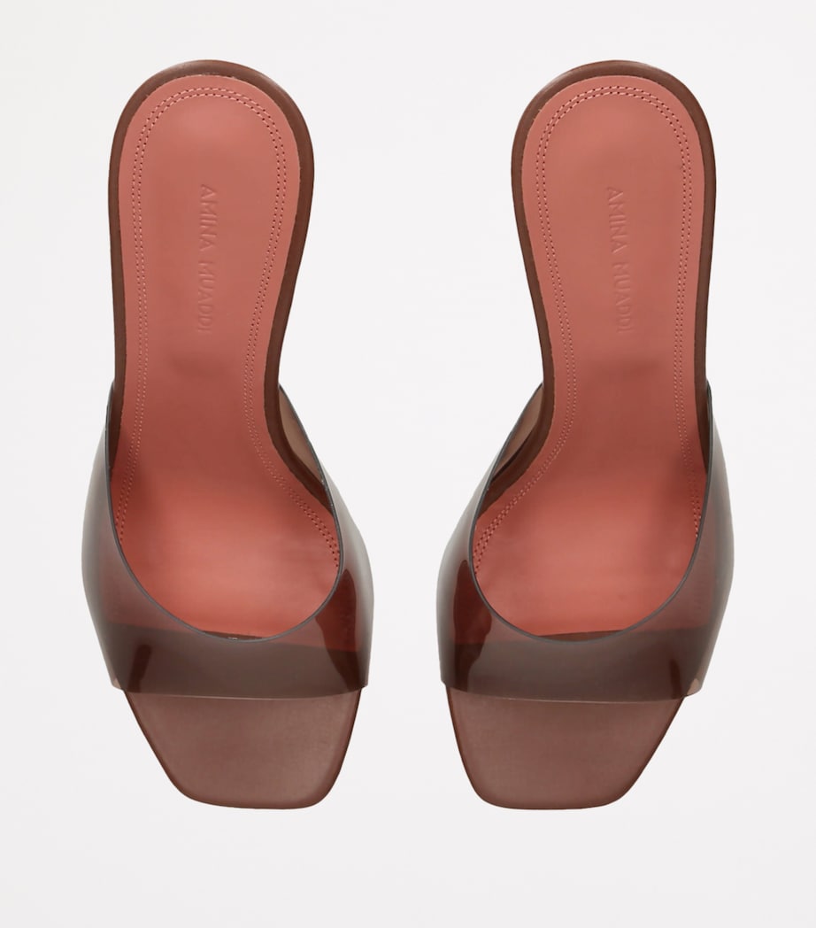 Lupita Glass Mules 95 DARK BROWN Image 4
